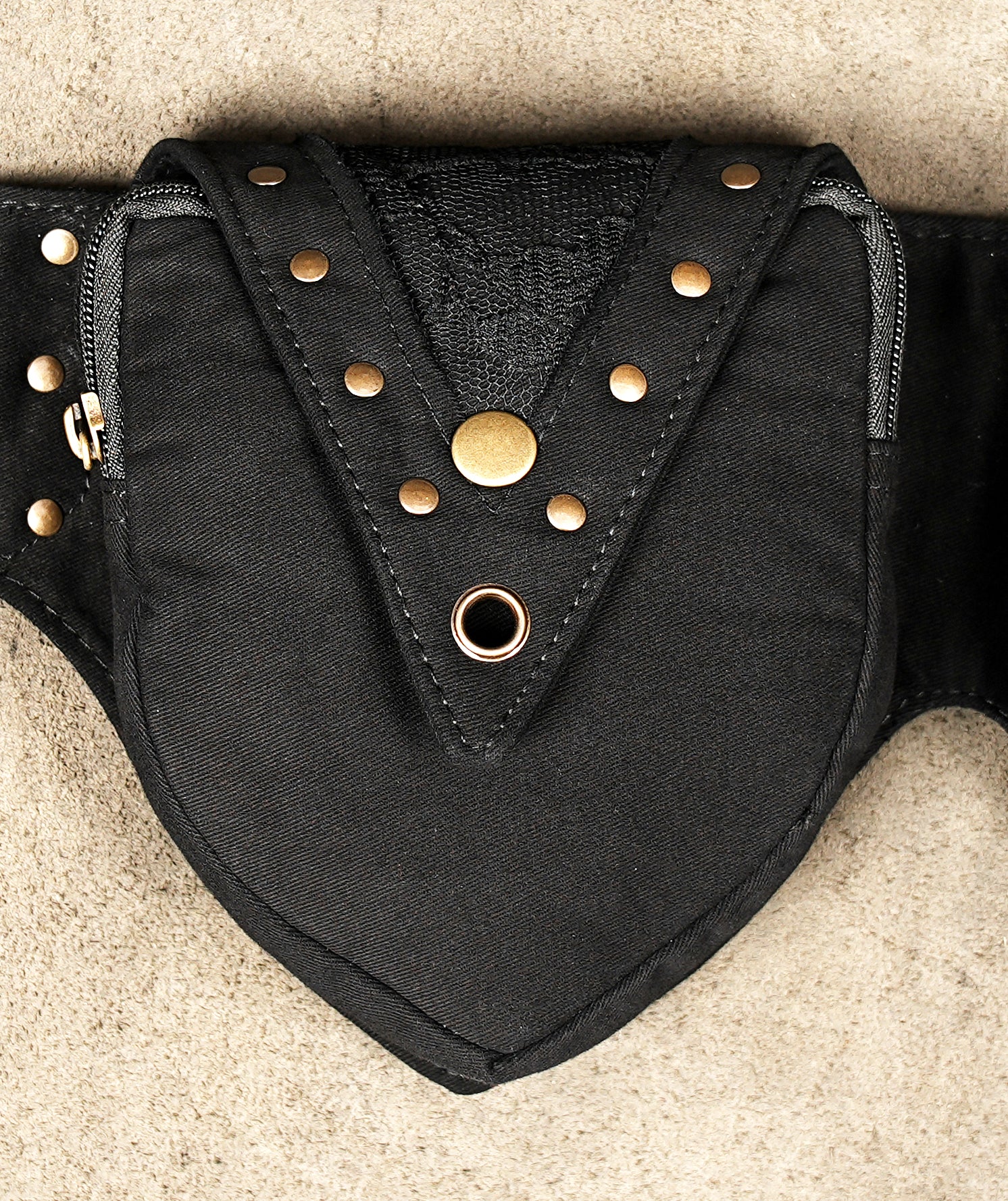 Cotton utility hip belt for cosplay and fantasy outfits