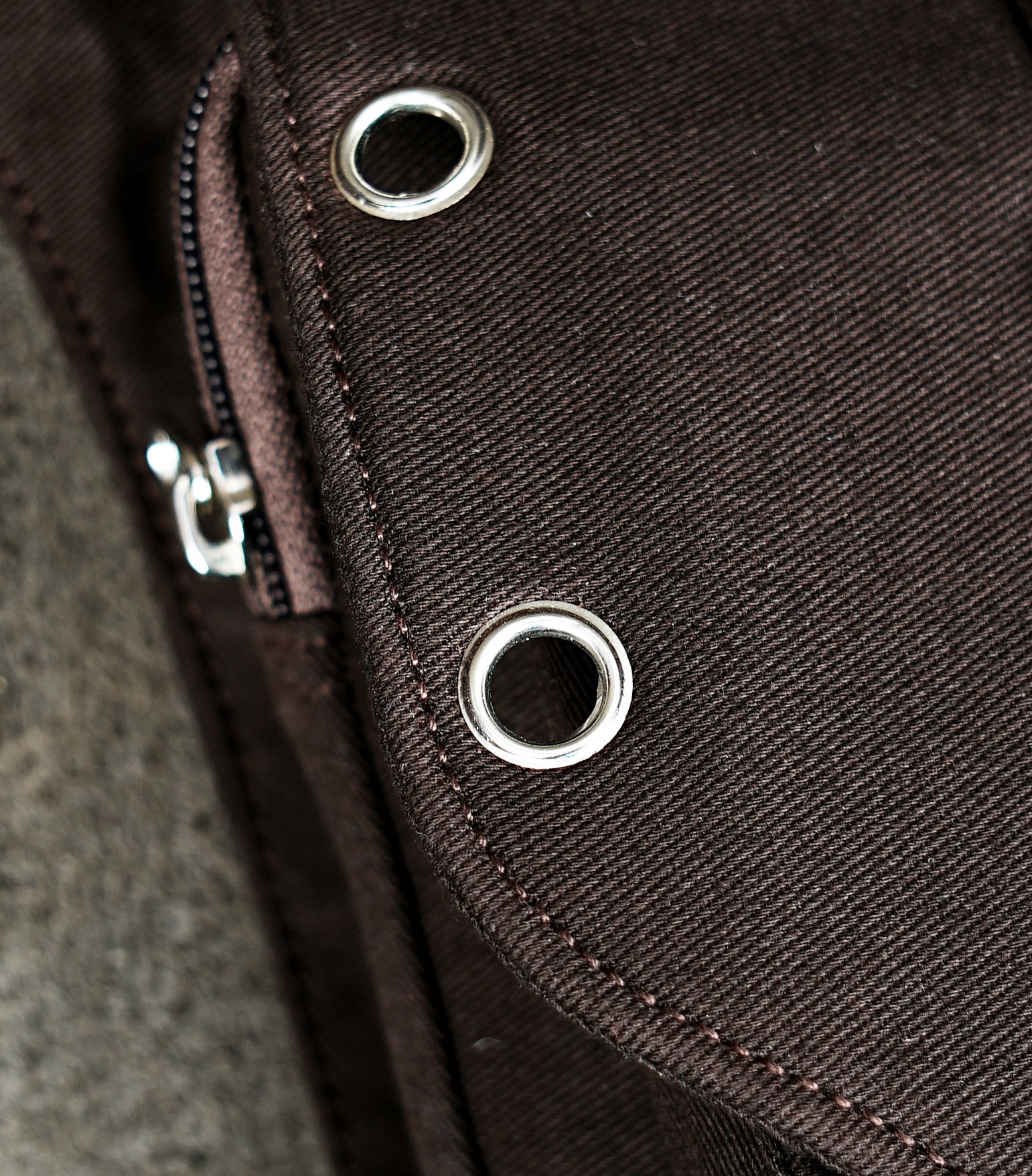 Cotton motorcycle style thigh bag with buckle belt