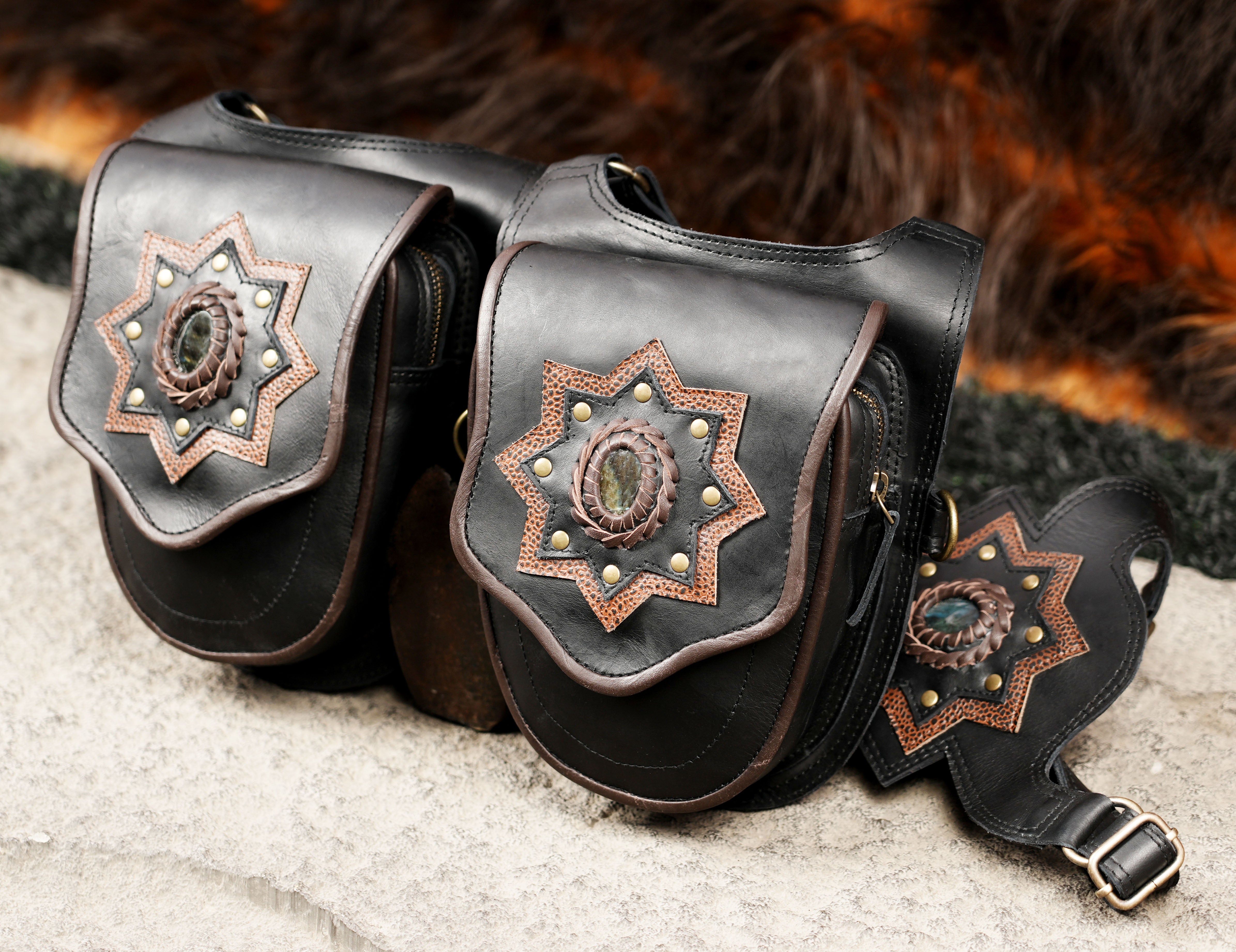 Adjustable Leather Shoulder Harness