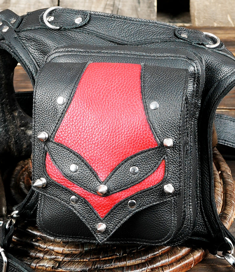 Leather Thigh Pouch, Multi-Functional 
