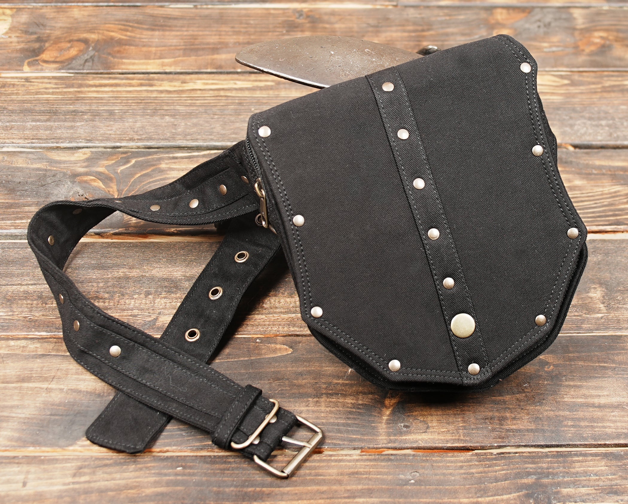 Adjustable Cotton Pocket Belt for Daily Carry