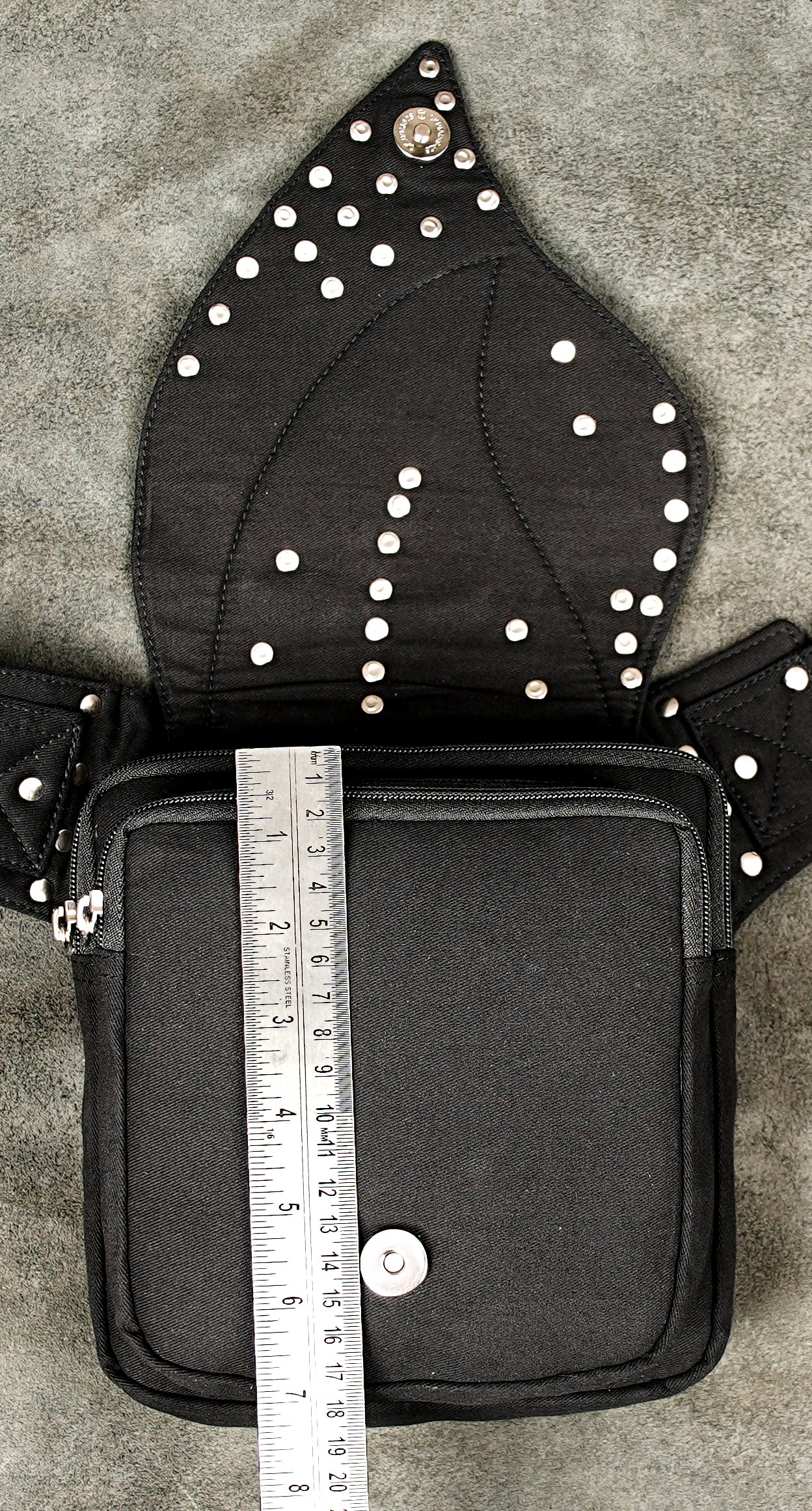 Lightweight cotton waist bag for men and women