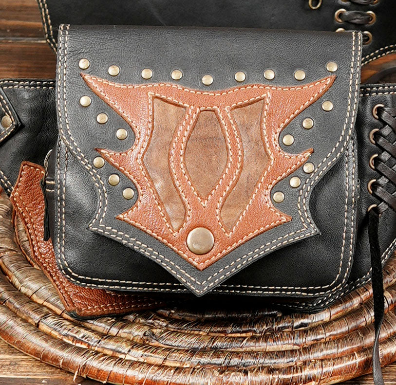 Large Leather fanny pack women, belt bag with wide interchangeable strap, personalized shoulder bag, bum bag, gift for her