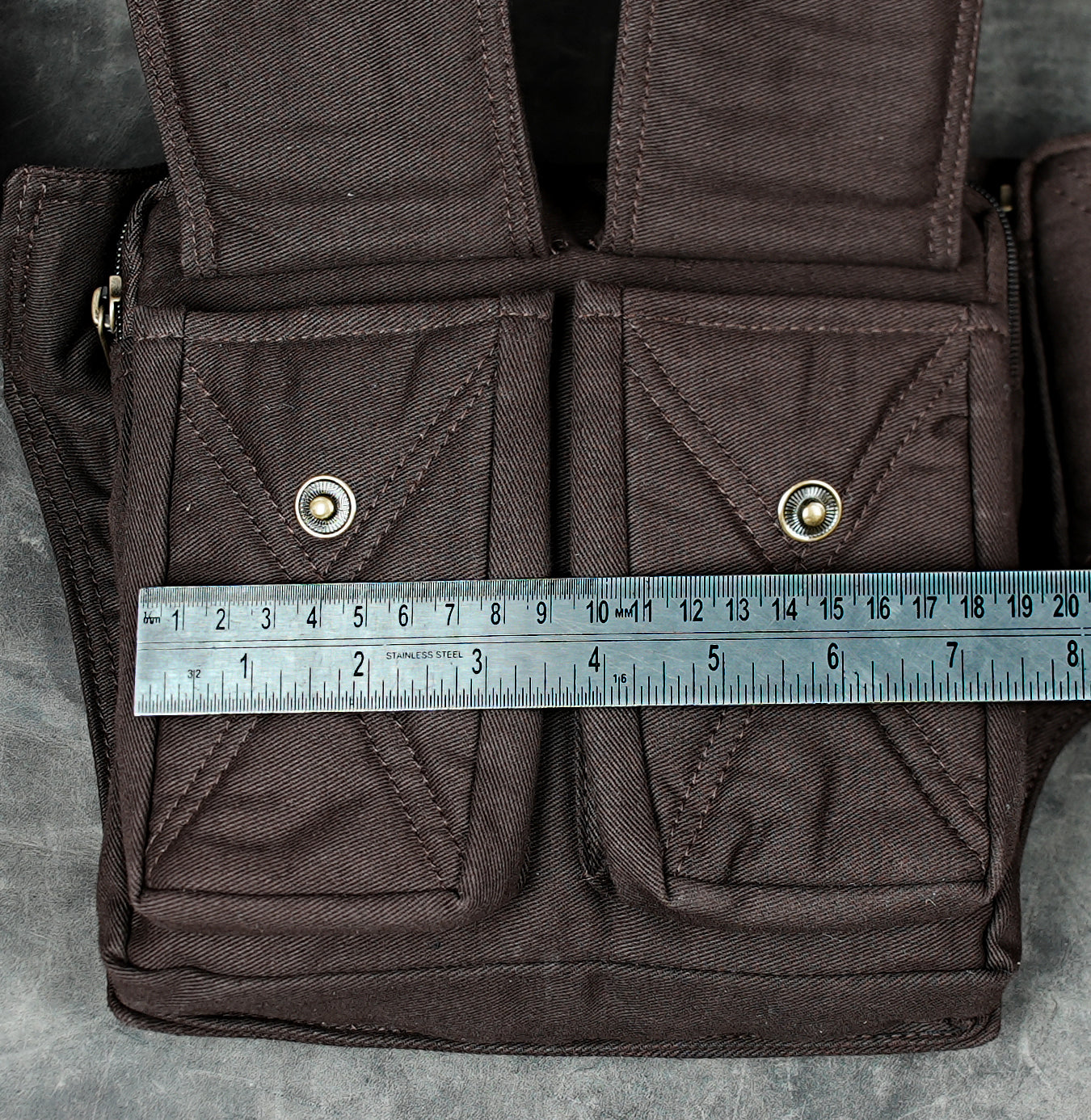 Cotton pocket belt bag for festivals and outdoor events