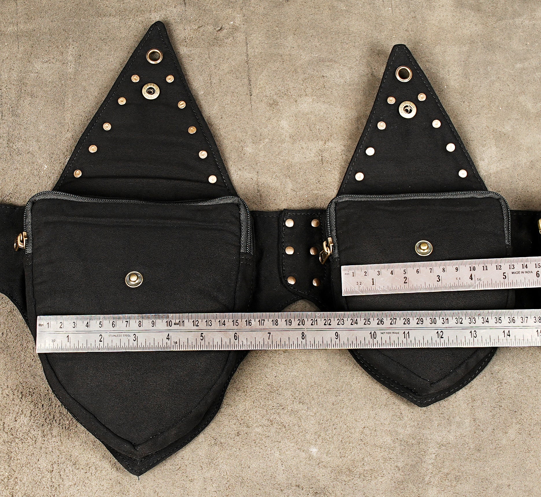 Stylish cotton waist pouch belt for everyday carry