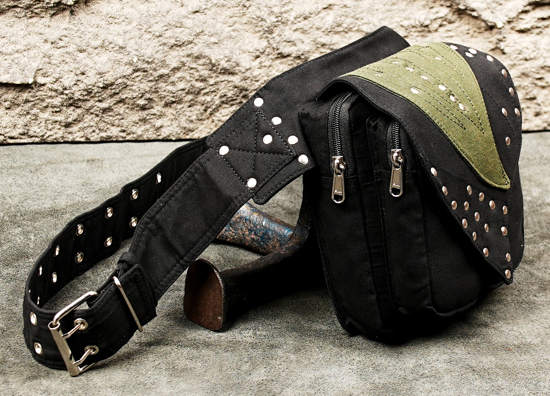 Festival waist pack with comfortable adjustable fit