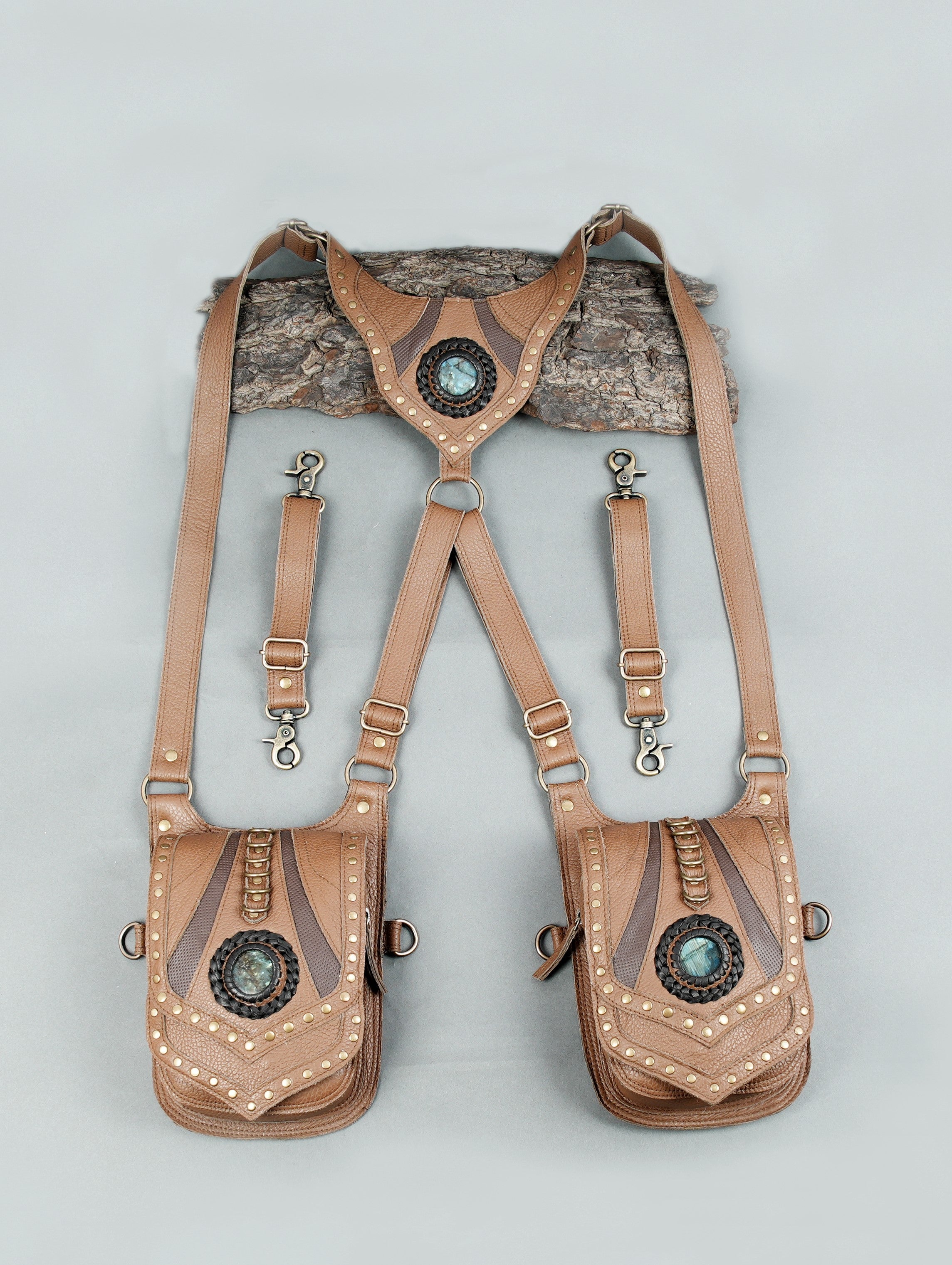 Leather Holster Bag, Real Leather shoulder Bag, Men Real Leather Bag , Genuine Leather Shoulder Bag, Men Holster, Phone Holster Bag with brown holster 