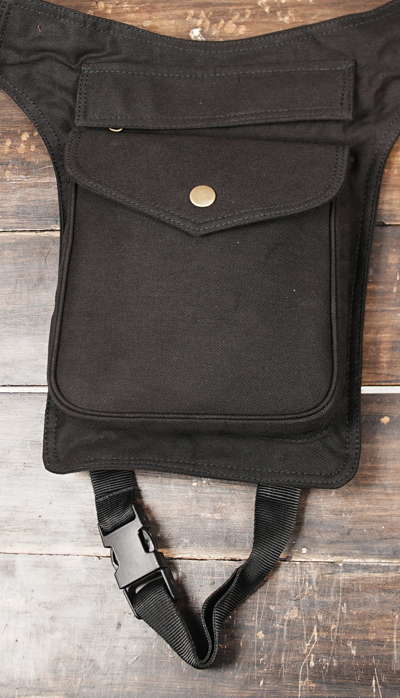 Adjustable Cotton Thigh Belt – Unisex Travel & Utility Pouch