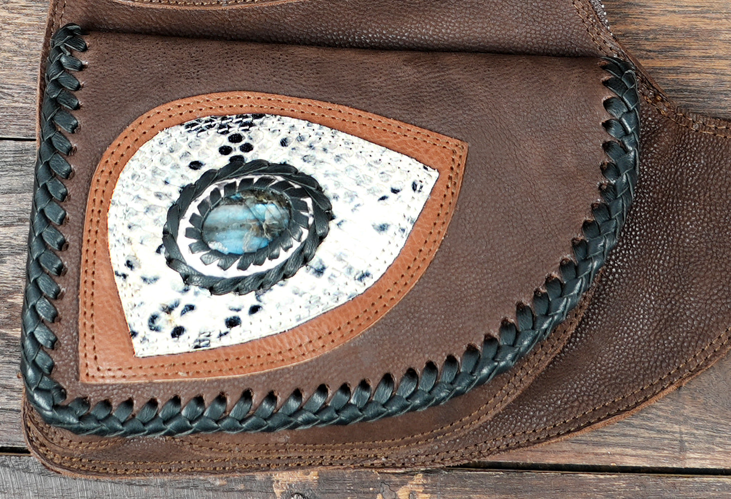 Black Leather Vest Bag Leather Motorcycle Vest Leather Shoulder Bag Zipper Holster Leather Festival Travel Bag Hip Bag Men and women gemstone 