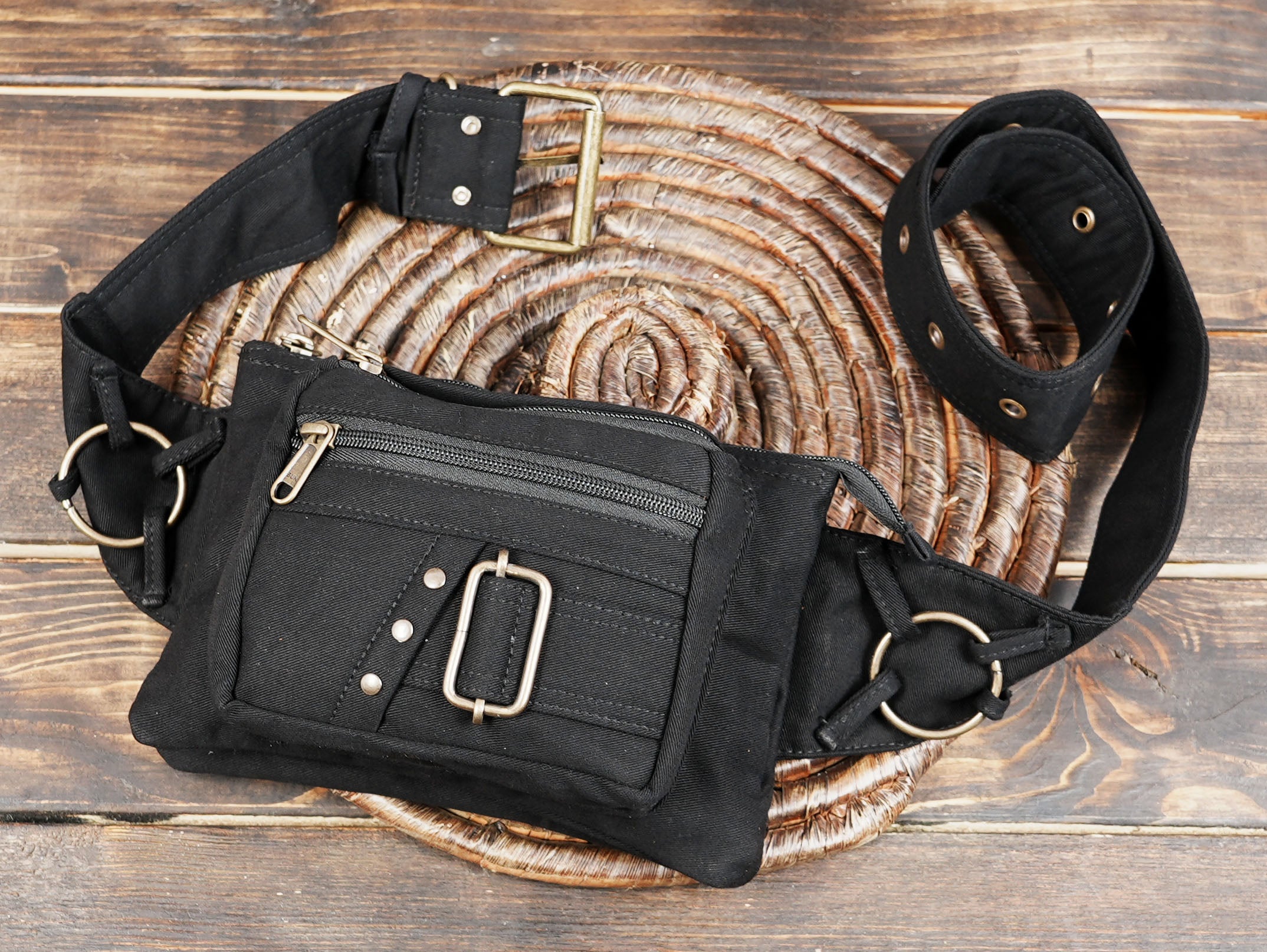 Cotton Waist Belt – Adjustable Canvas Fabric Belt for Unisex, Cotton Utility Waist Belt (CTN/AB/WB/1004)