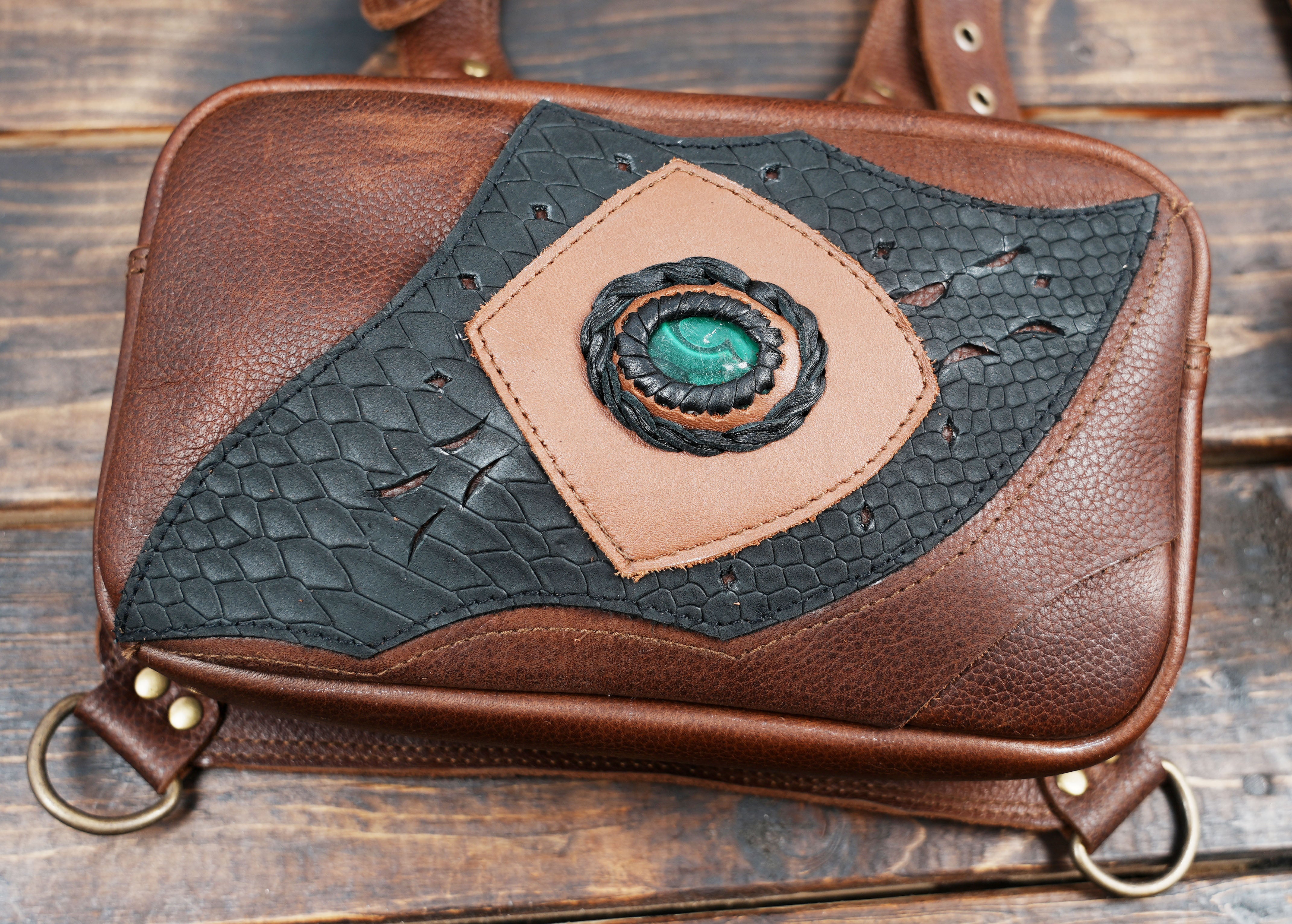 Leather Holster Bag, Real Leather shoulder Bag, Men Real Leather Bag , Genuine Leather Shoulder Bag, Men Holster, Phone Holster Bag