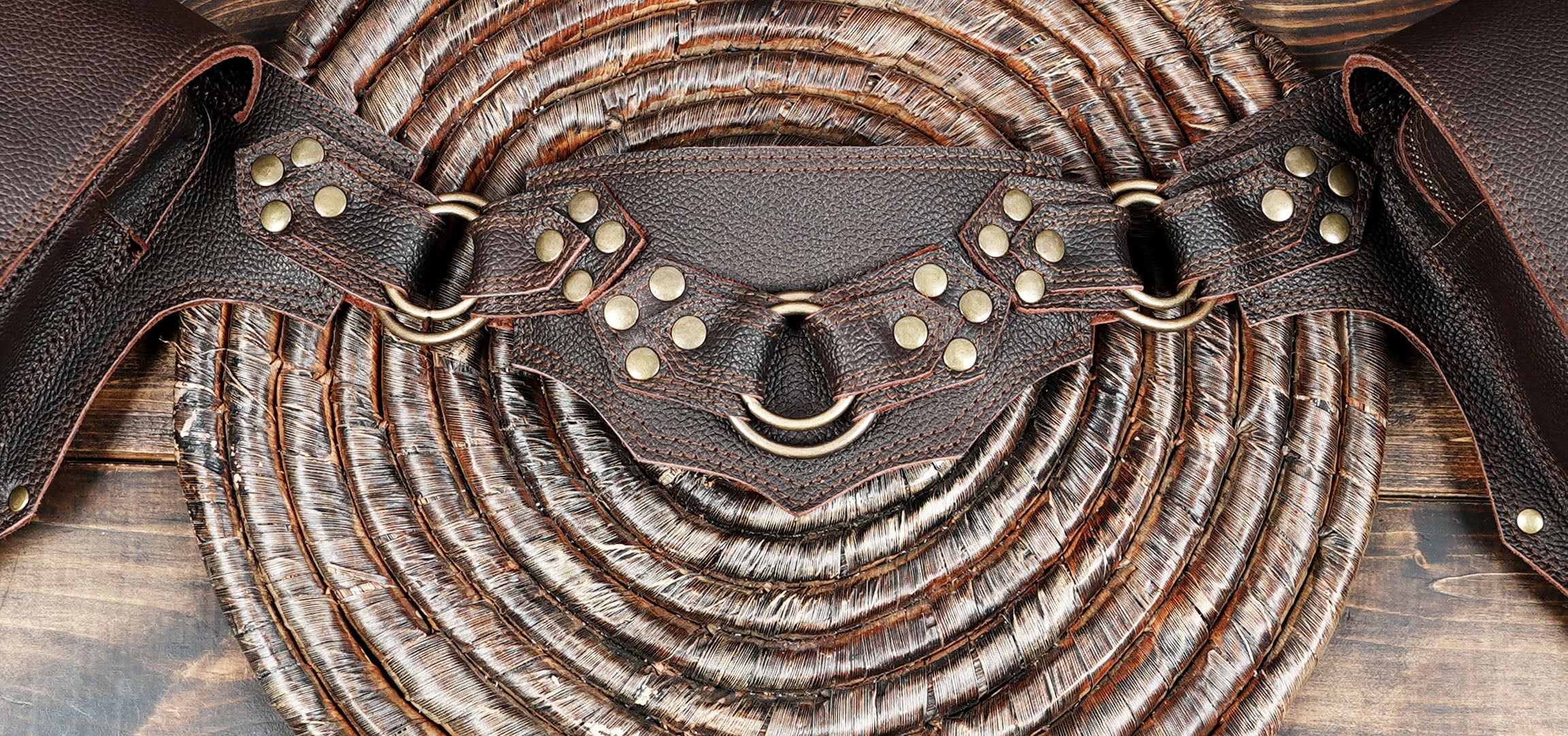 Festival leather belt bag for men and women