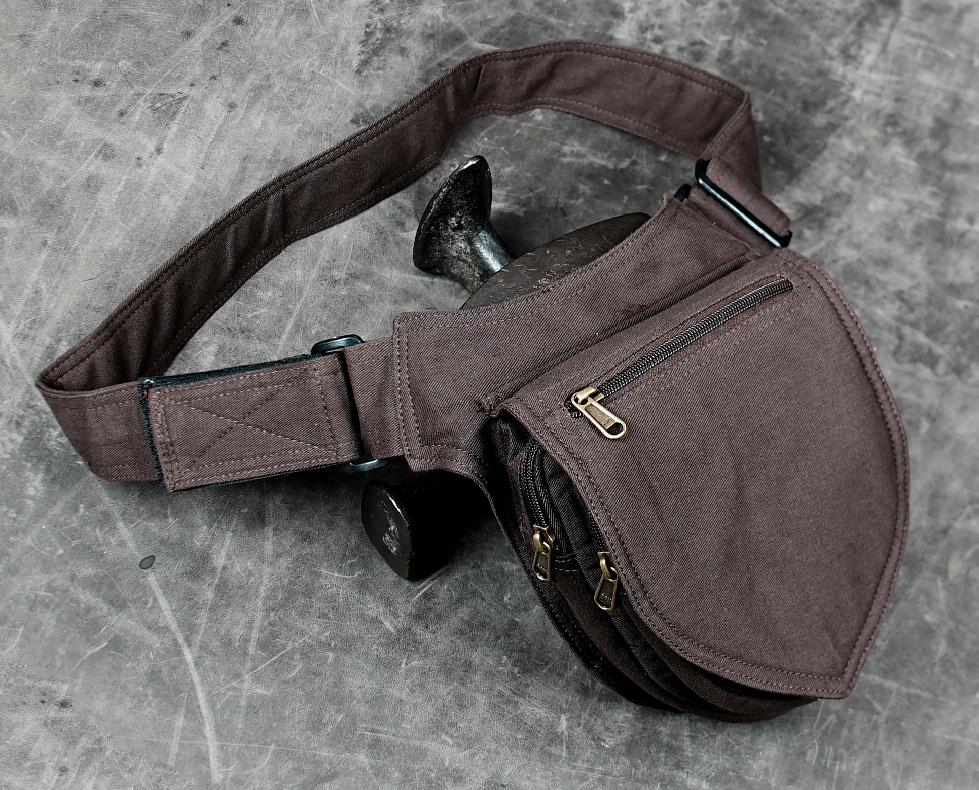 Cotton money belt bag for safe travel and festivals