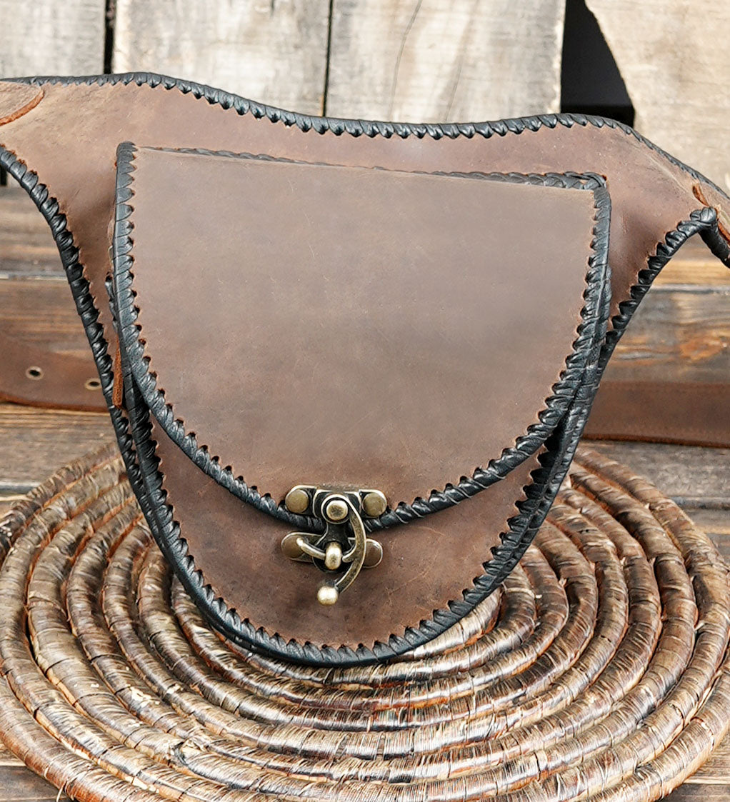This Handmade Brown Leather Waist Belt Bag is designed for style, comfort, and functionality.