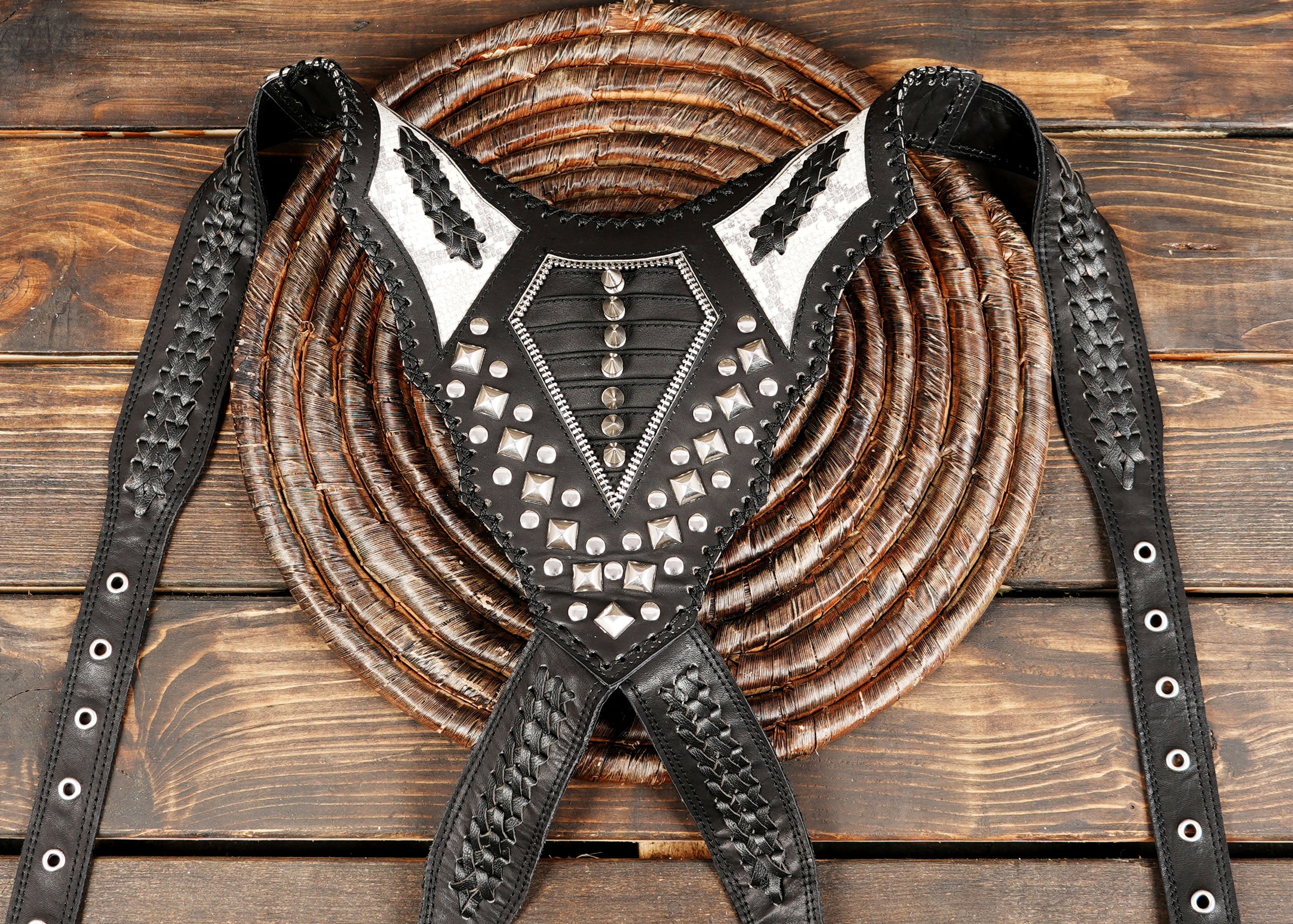 American festival fashion leather holster bag