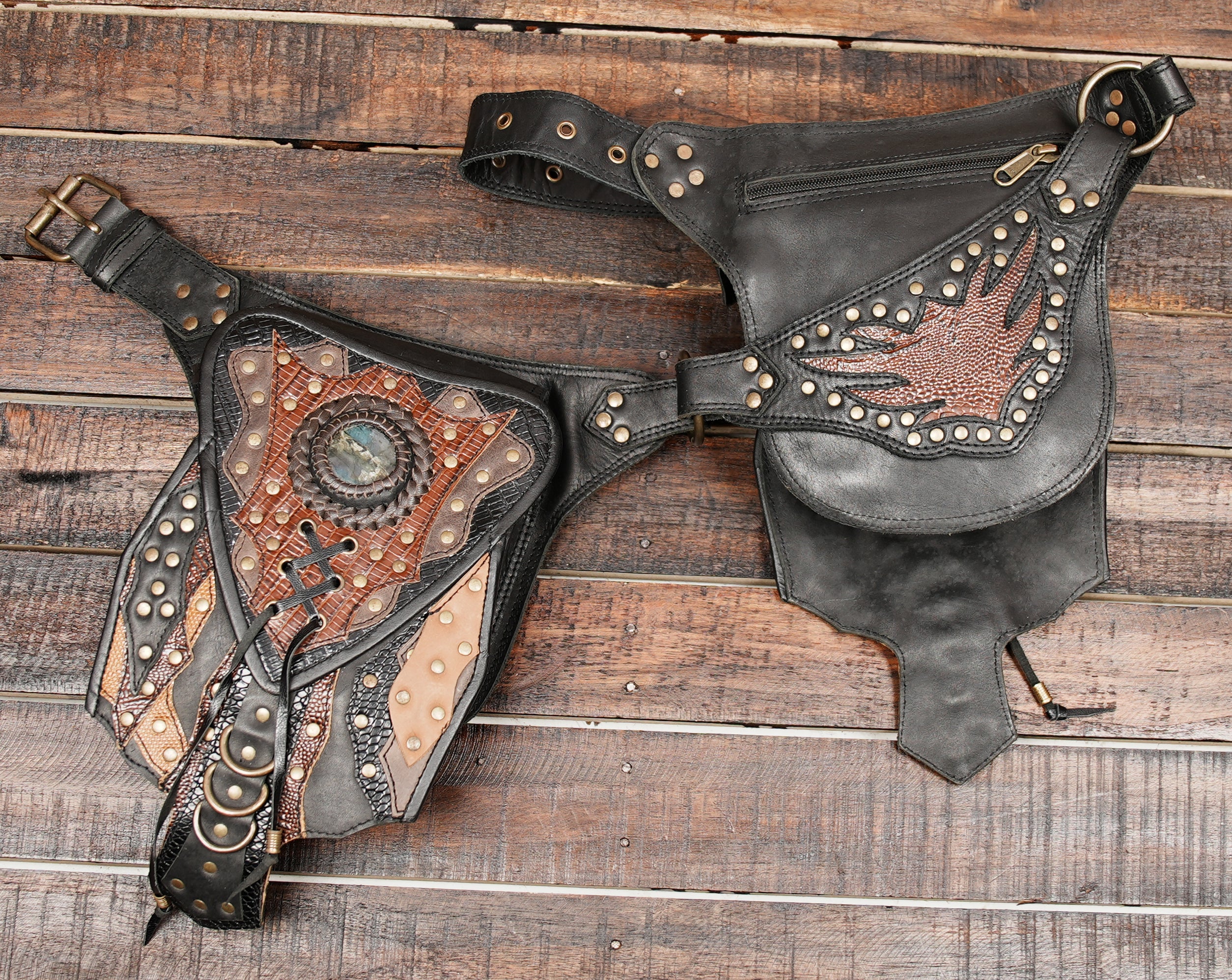 Perfect for festivals, Burning Man, steampunk outfits, gothic fashion, tribal styling, boho wear, and Renaissance fairs, this belt is both a functional utility piece and a fashion statement.
