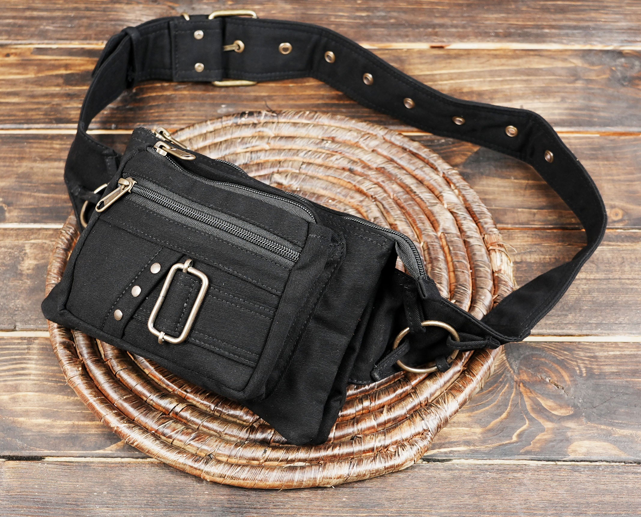 Cotton Waist Belt – Adjustable Canvas Fabric Belt for Unisex, Cotton Utility Waist Belt (CTN/AB/WB/1004)