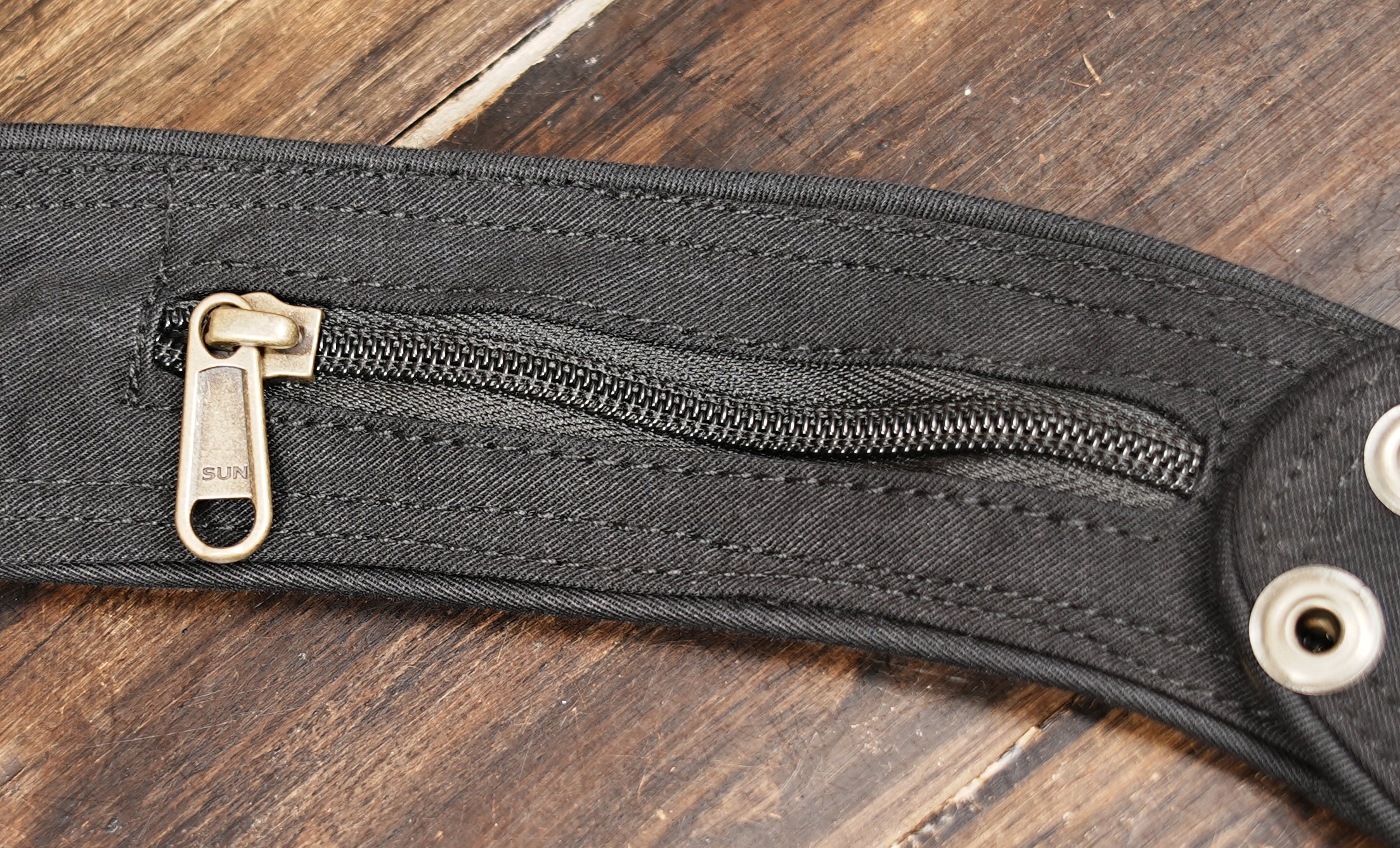 Cotton festival shoulder bag with secure zip pockets