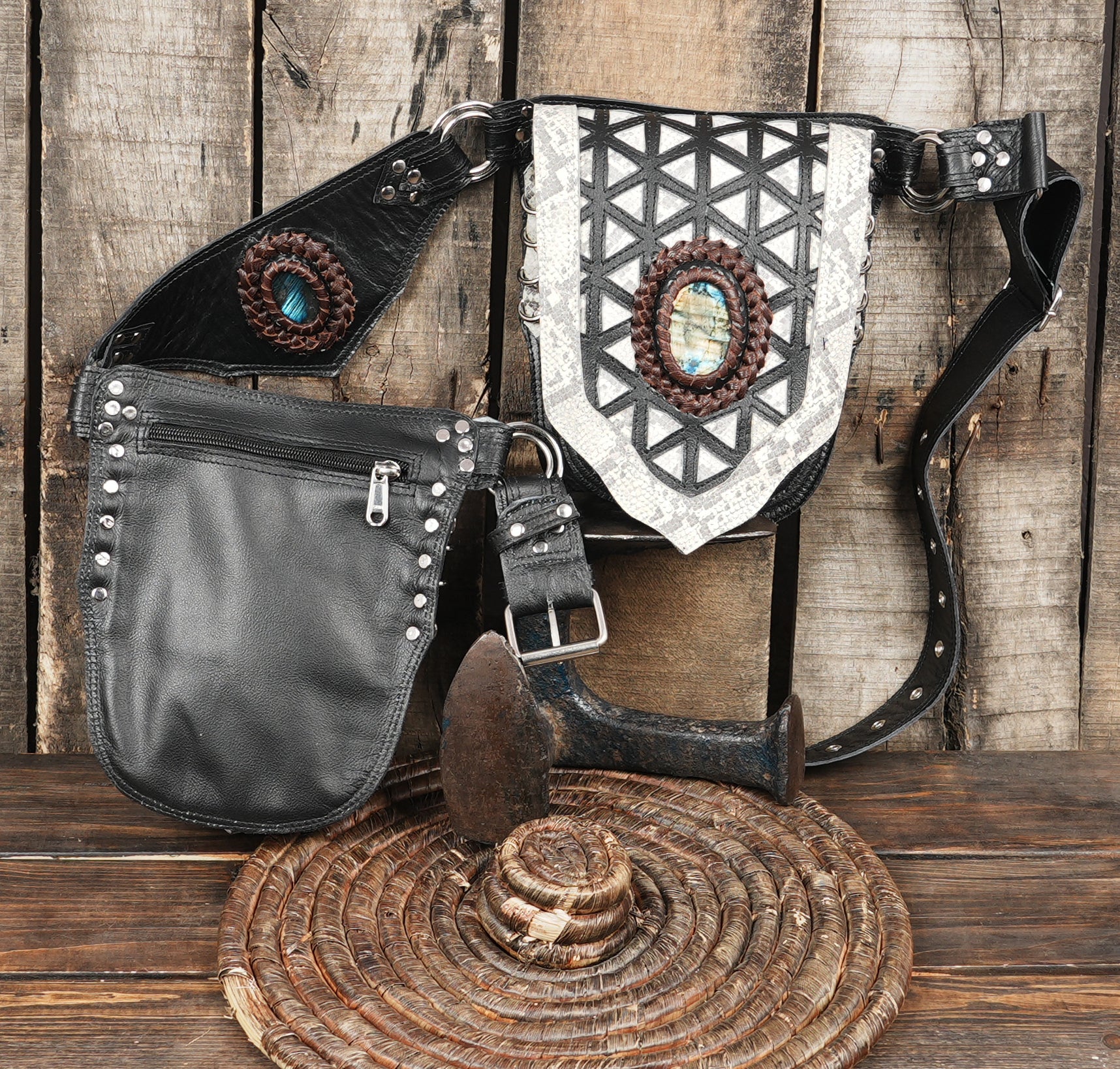 Stylish Leather Hip Belt for Boho and Casual Outfits