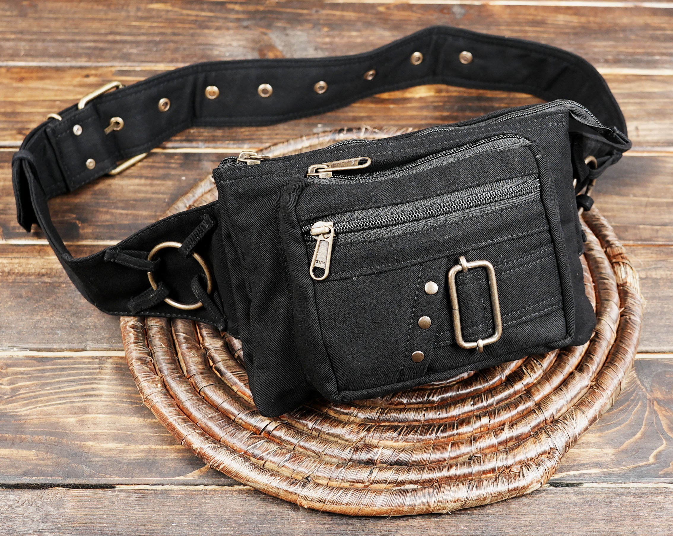 Cotton Waist Belt – Adjustable Canvas Fabric Belt for Unisex, Cotton Utility Waist Belt (CTN/AB/WB/1004)