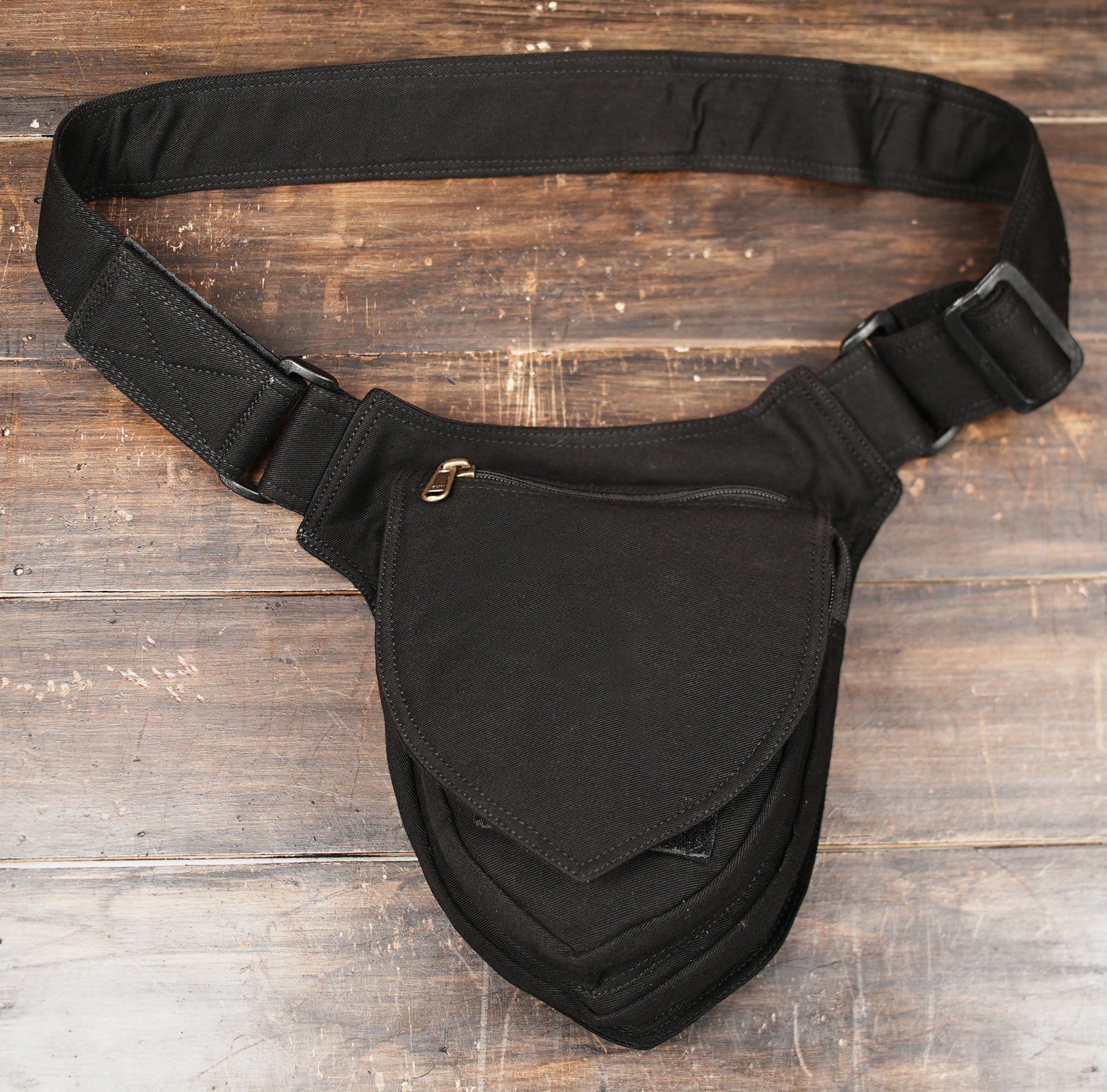 Boho Style Cotton Belt Bag for Festivals and Raves