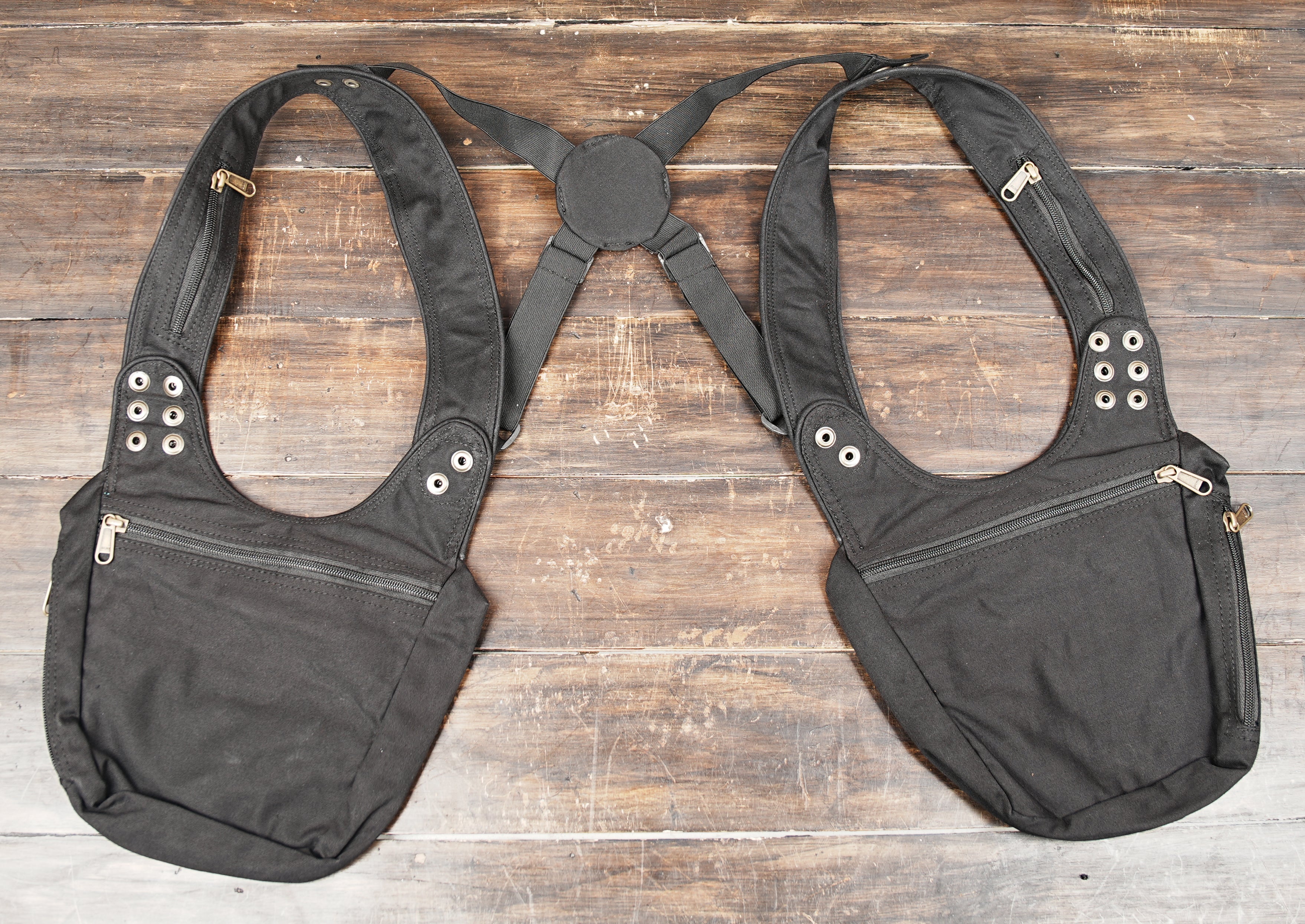 Festival chest bag with lightweight cotton construction
