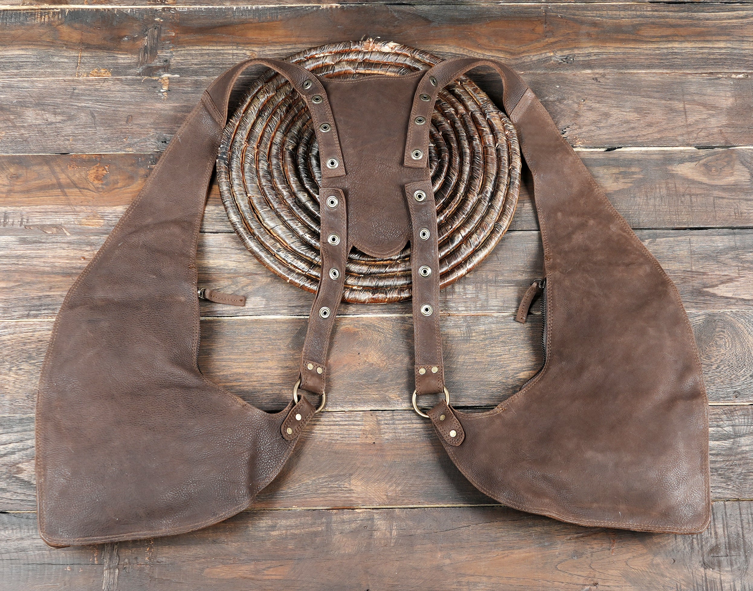 leather Holster Bag Festival Utility Bag Functional Pocket belt Fully Adjustable 100% letaher Unisex Holster Bag.