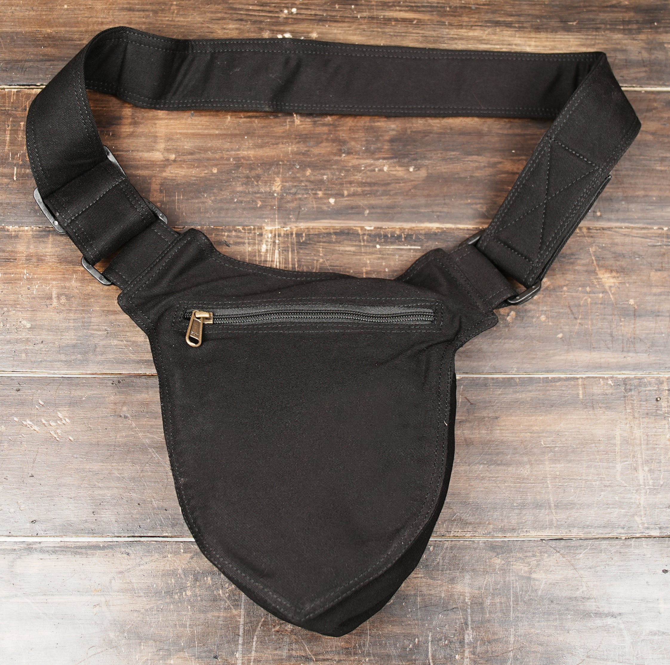 Handmade Cotton Fanny Pack with Tribal Inspired Design