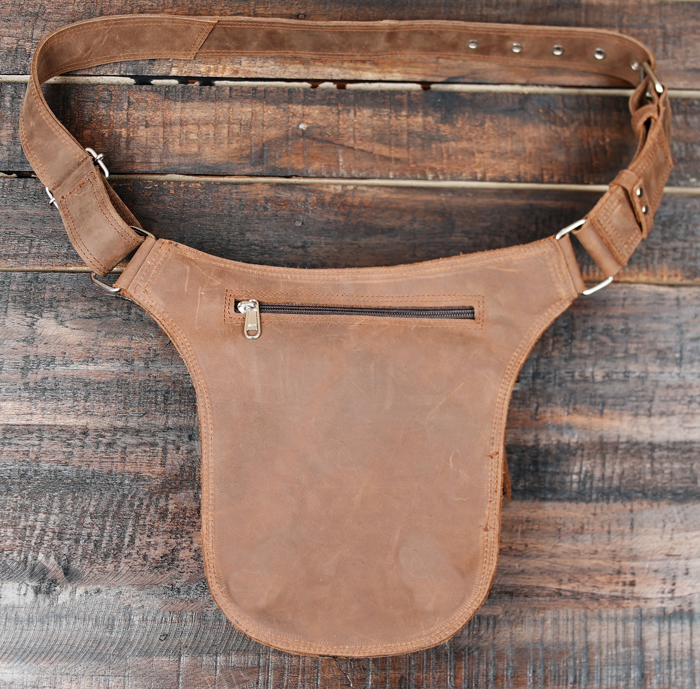 adjustable strap, and zipper closure – festival cosplay steampunk accessory.”