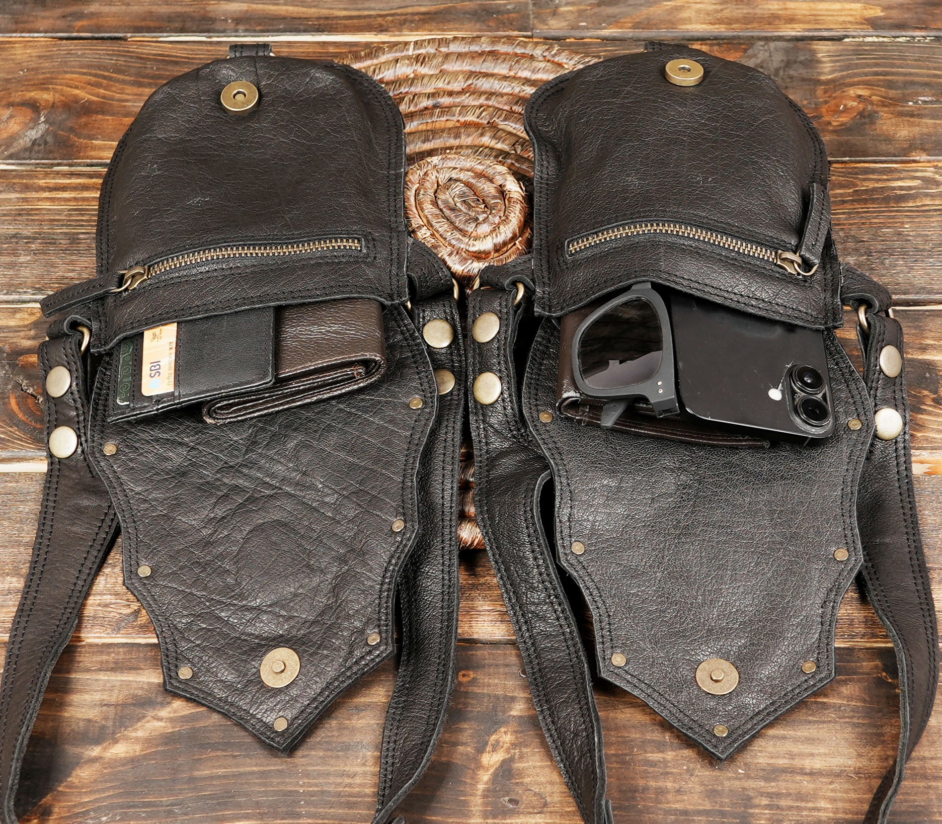 Handmade from high-quality genuine leather