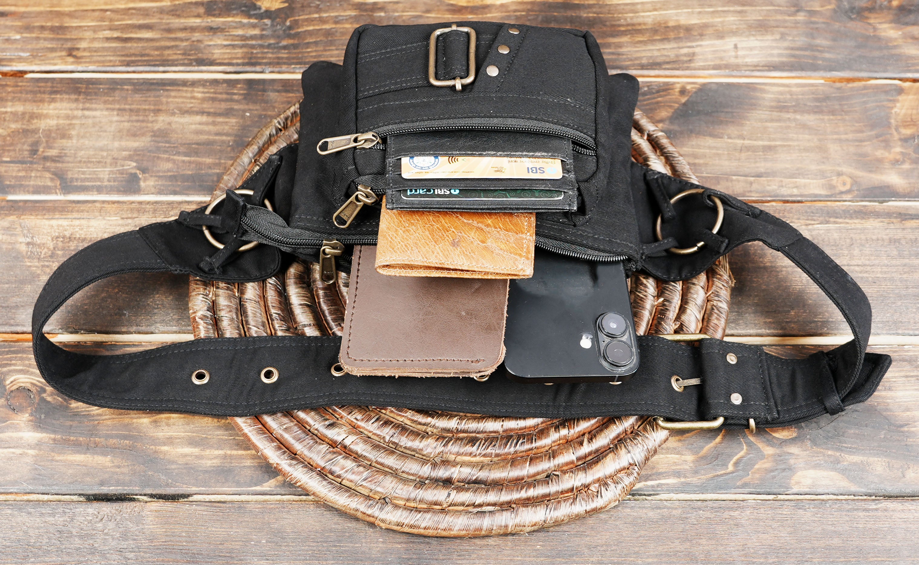 Cotton Waist Belt – Adjustable Canvas Fabric Belt for Unisex, Cotton Utility Waist Belt (CTN/AB/WB/1004)