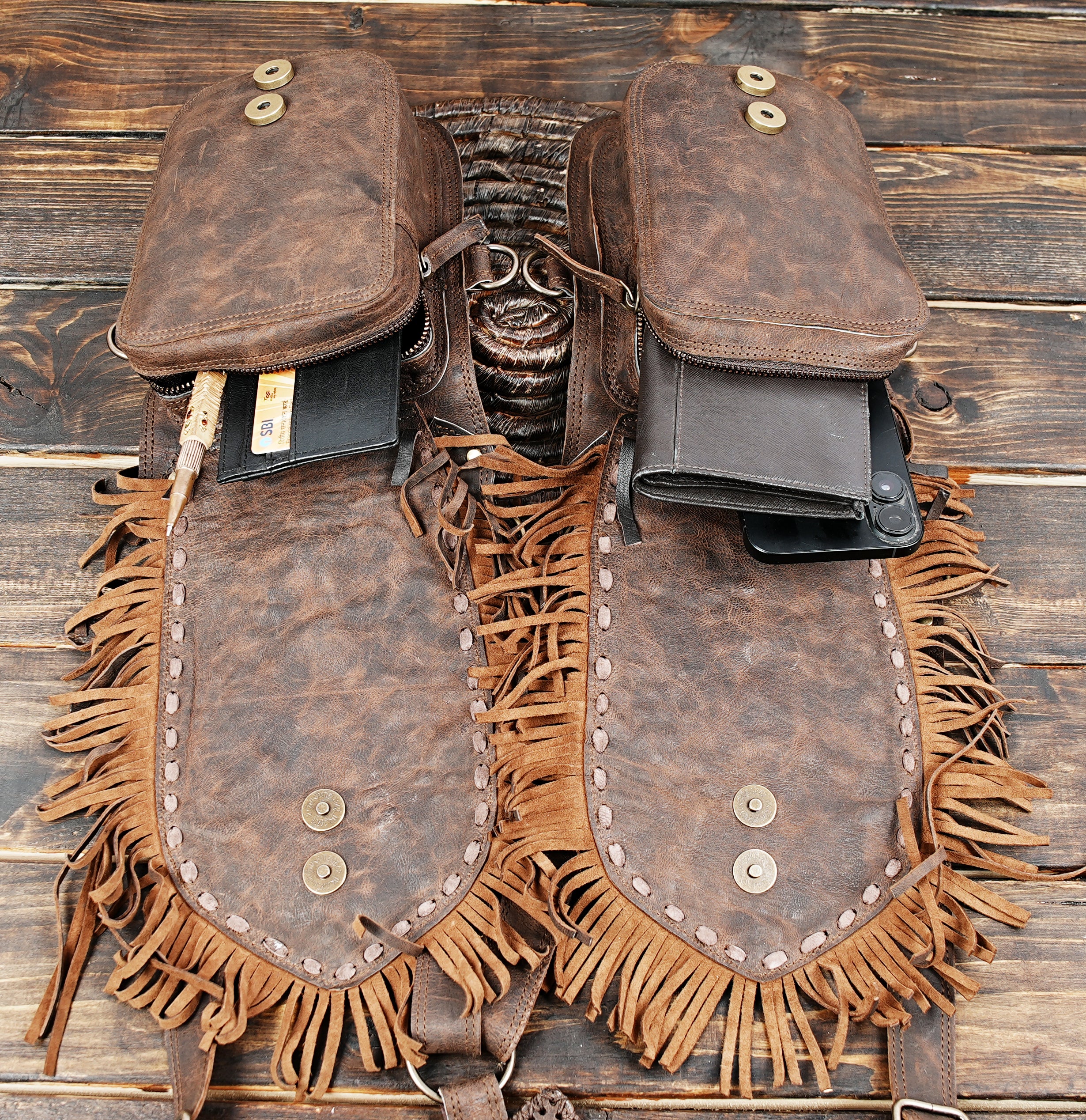  black DOUBLE Holster Bag | Made to Order