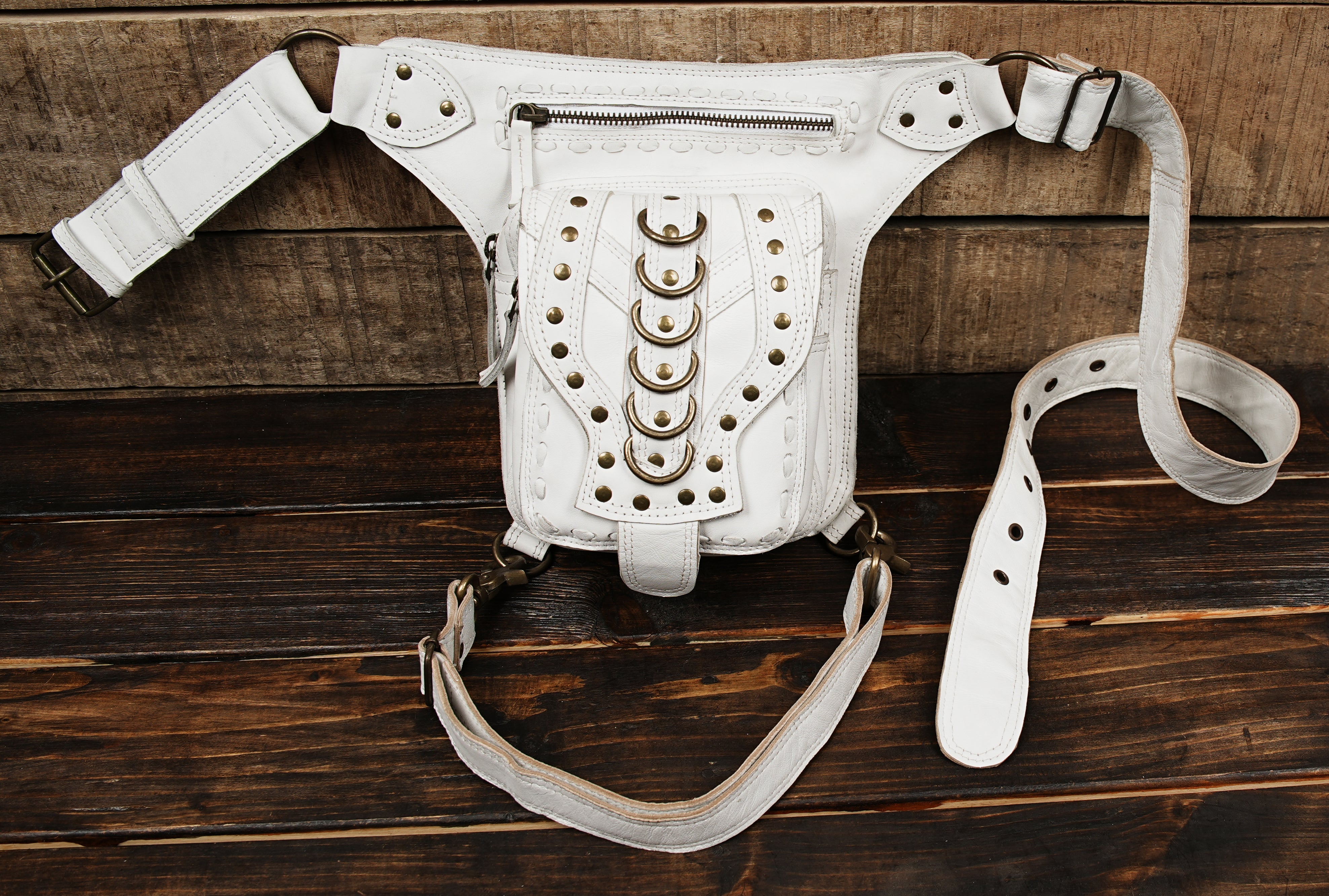 White Waist Bags