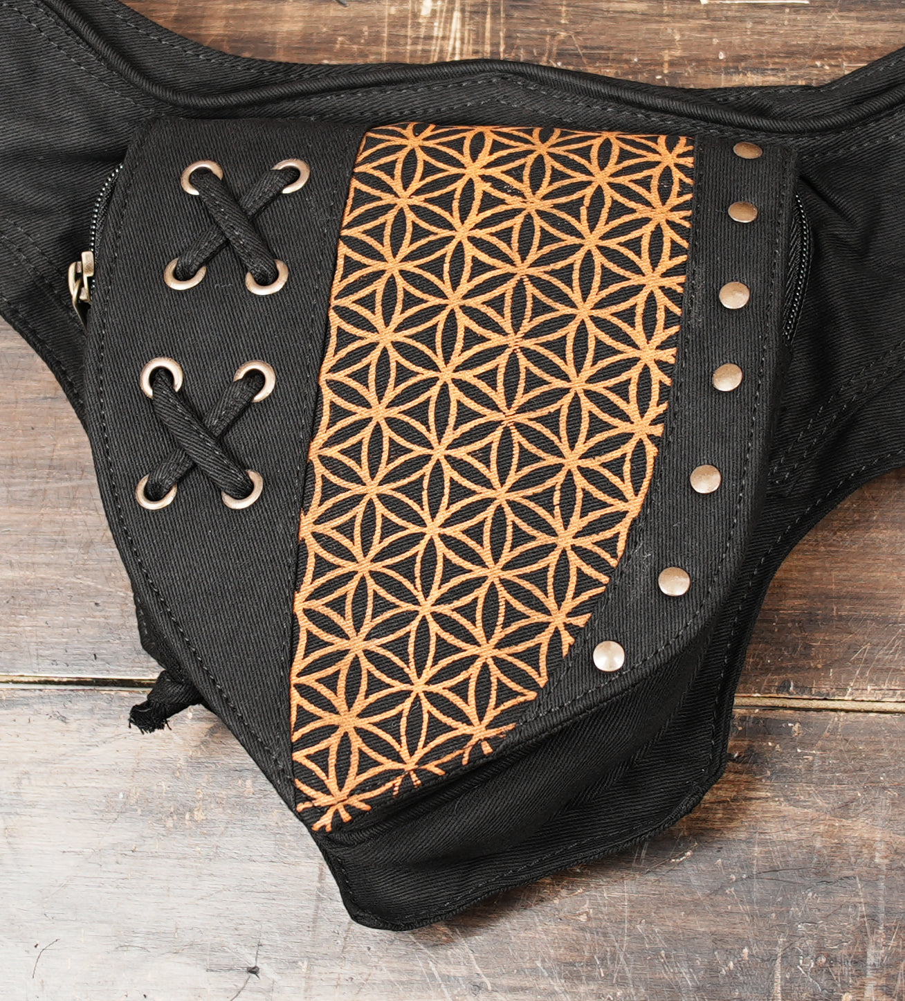 Buy Festival Pocket Belt, Utility Belt, Sacred Geometry  cotton 