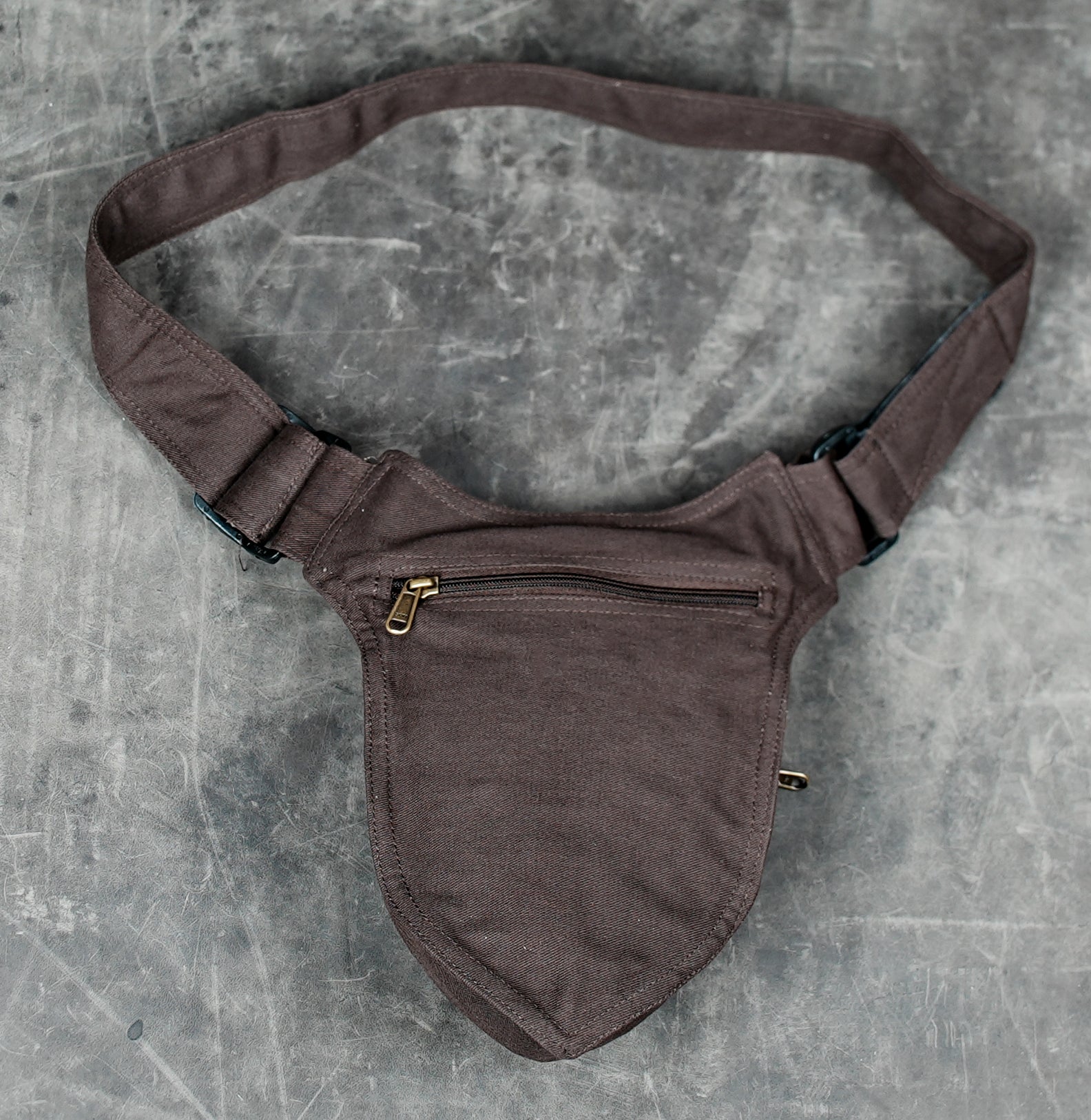 Cotton holster style hip bag for festivals and travel