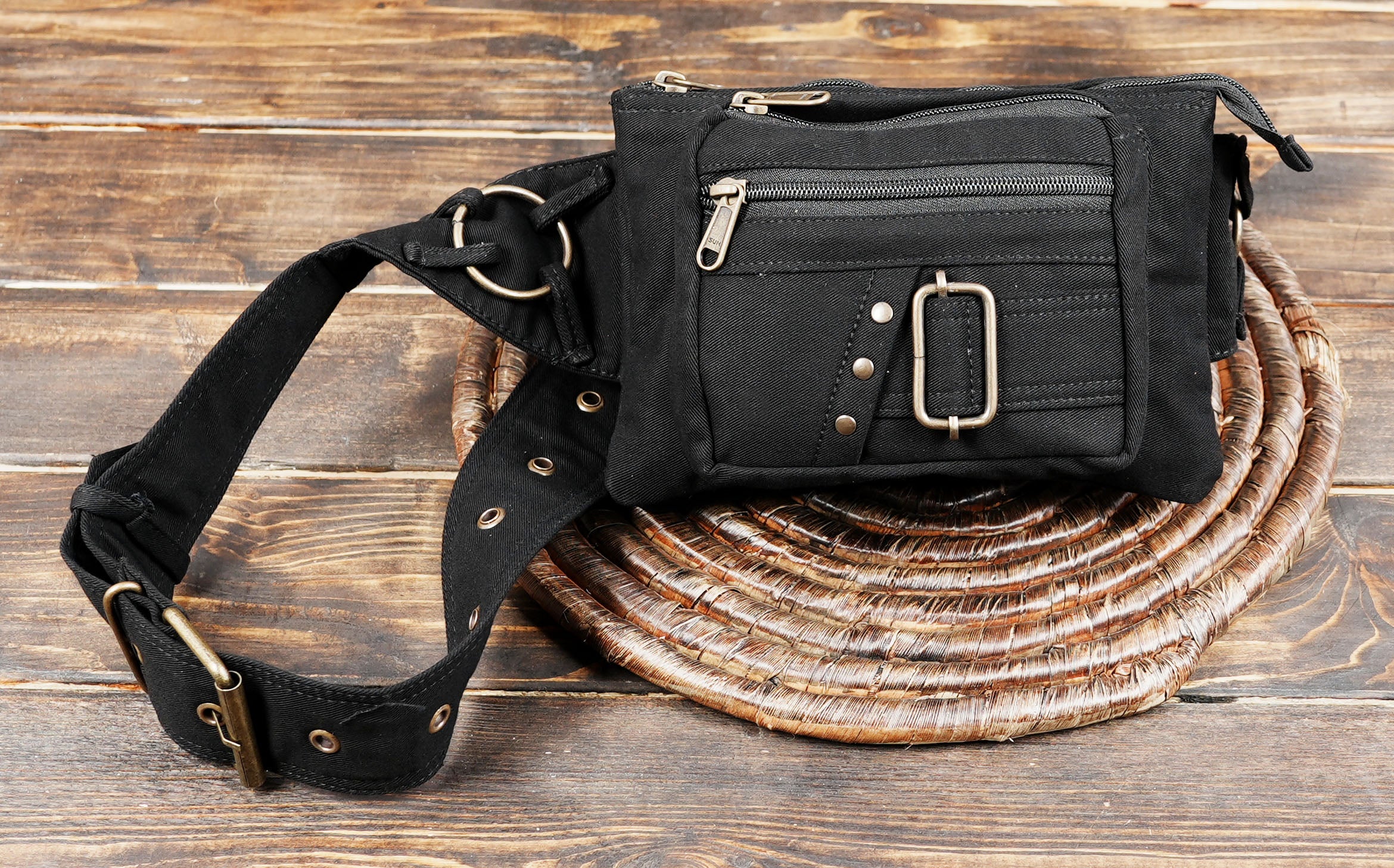 Cotton Waist Belt – Adjustable Canvas Fabric Belt for Unisex, Cotton Utility Waist Belt (CTN/AB/WB/1004)