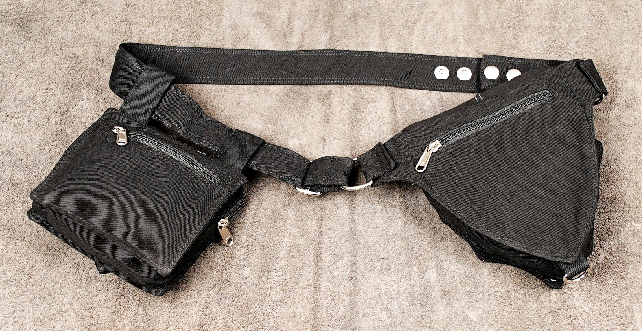 Desert festival waist bag, silver detailing