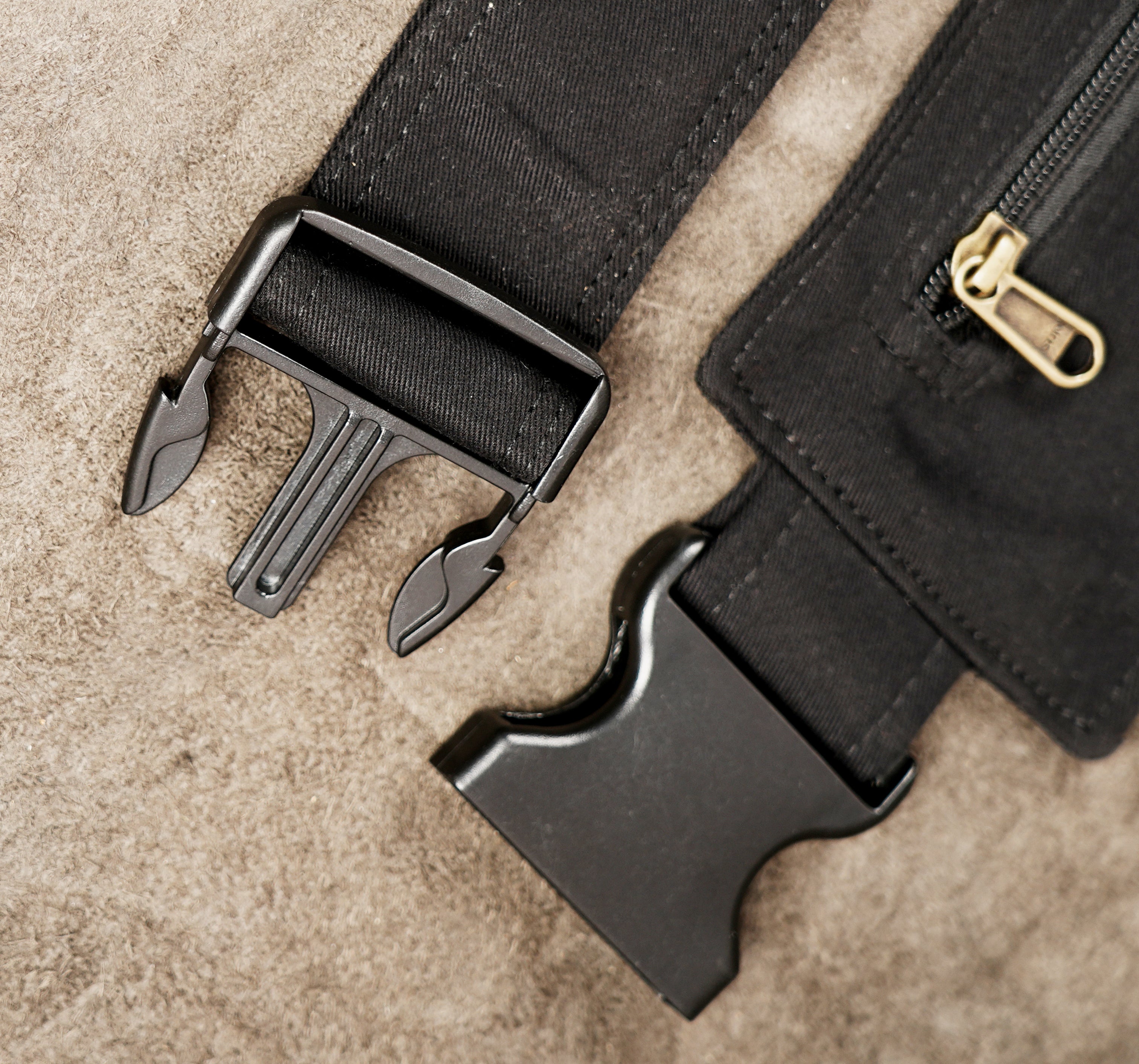 Multi pocket cotton waist belt for travel and festivals
