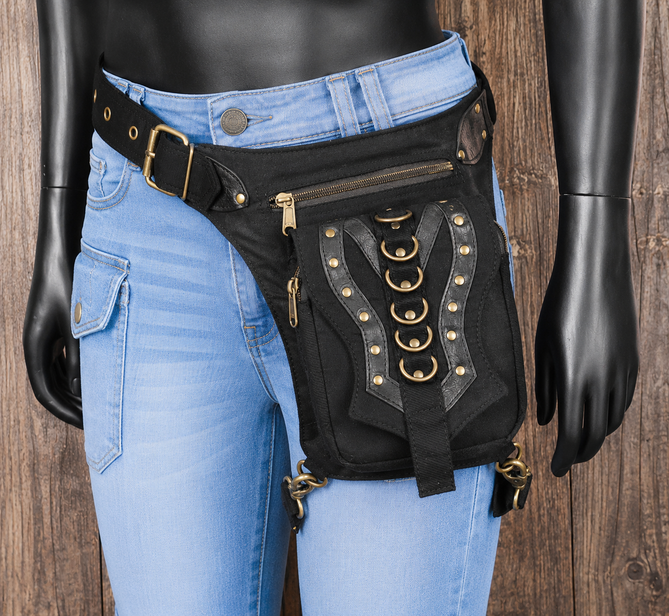 Unisex cotton utility waist pack for everyday carry and adventure use