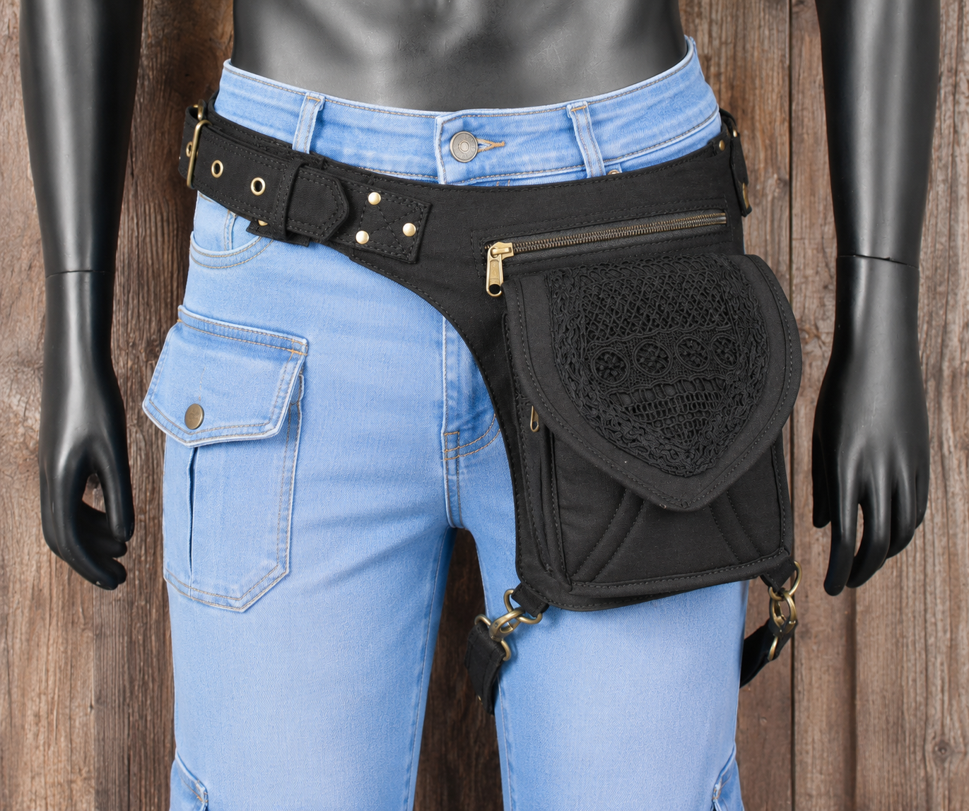 Unisex utility belt bag for concerts festivals and everyday carry