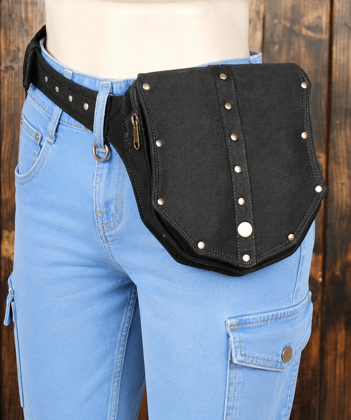 Cotton Utility Pocket Belt for Travel and Events