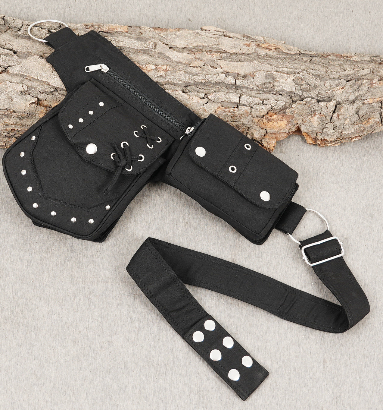 A unique multi-pocket utility pack to keep your essentials organized and secure.