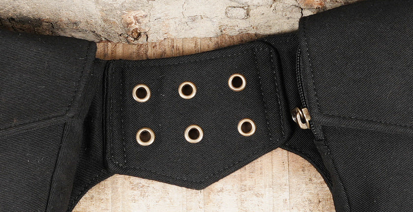 Cotton festival waist belt with multiple pockets