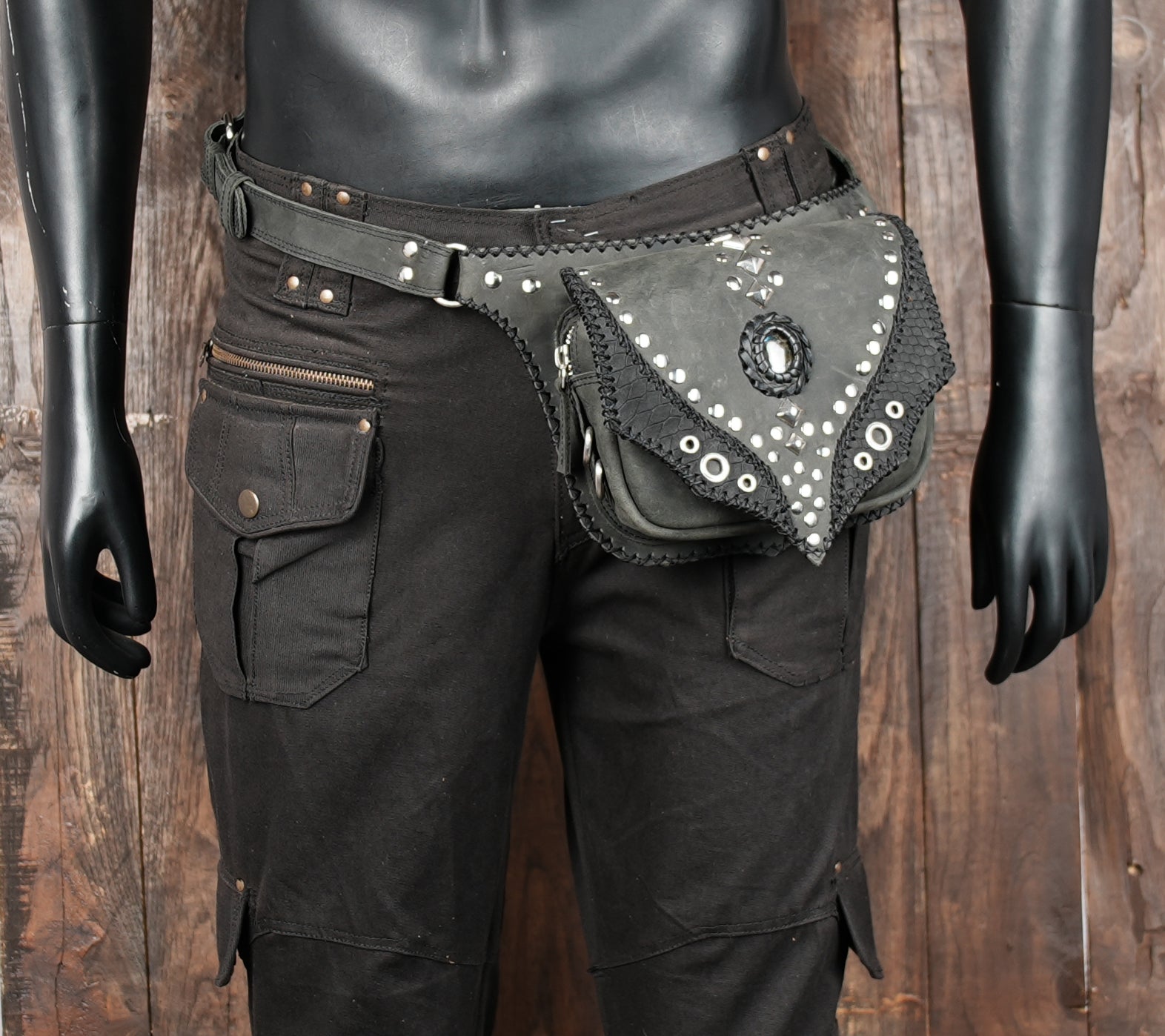 Leather Waist Belt Pouch
