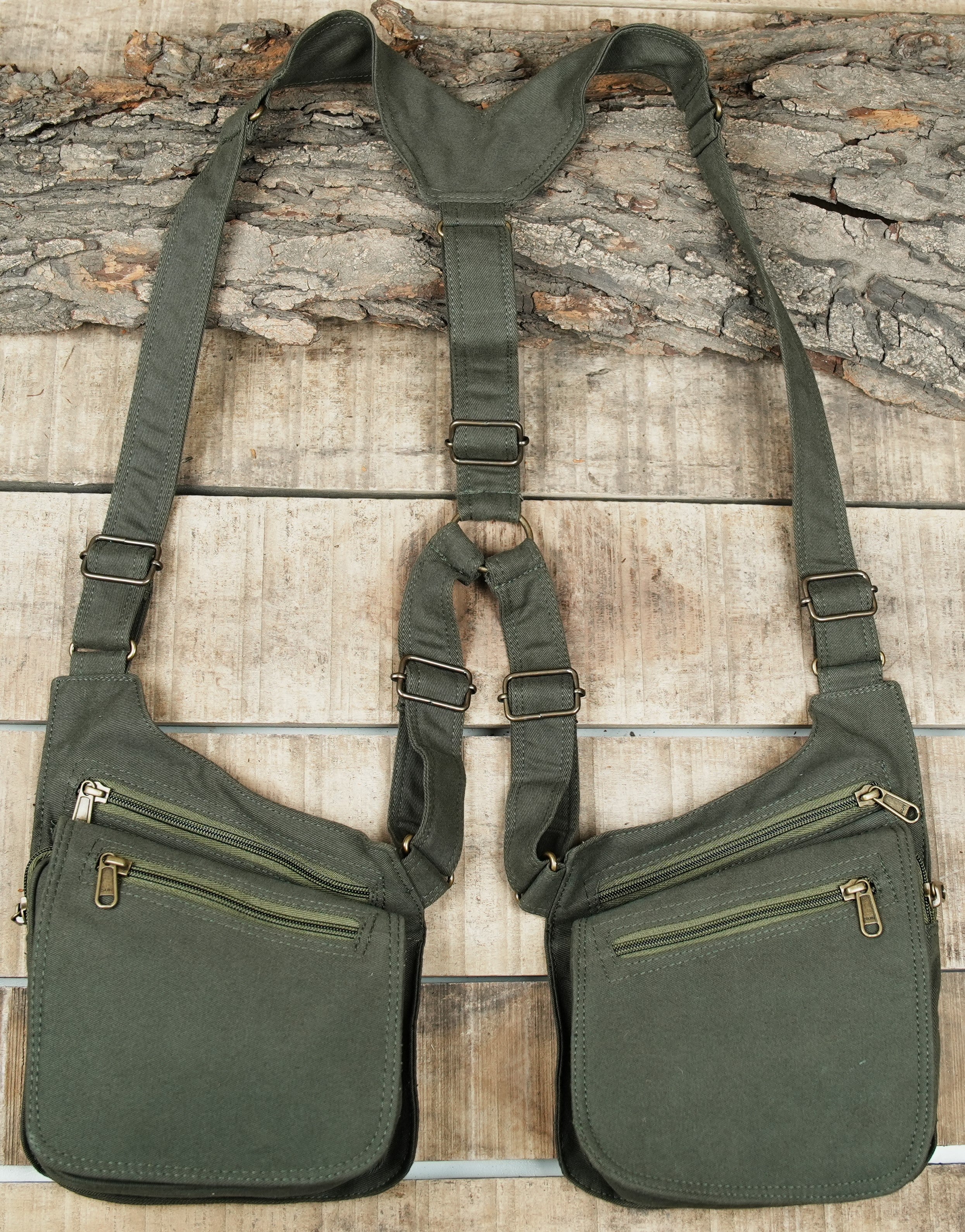 Comfortable double-shoulder harness bag tailored for daily festival wear