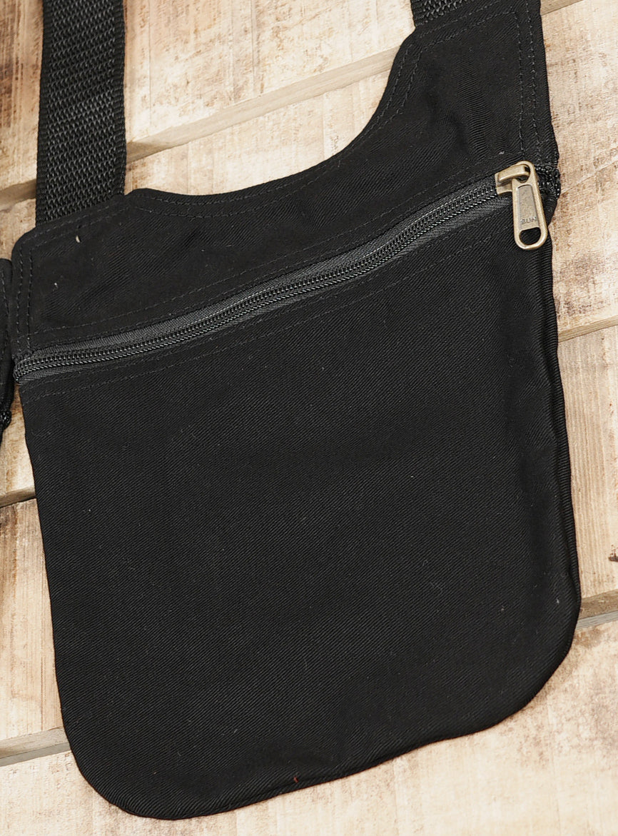 Cotton utility chest pouch with adjustable shoulder straps