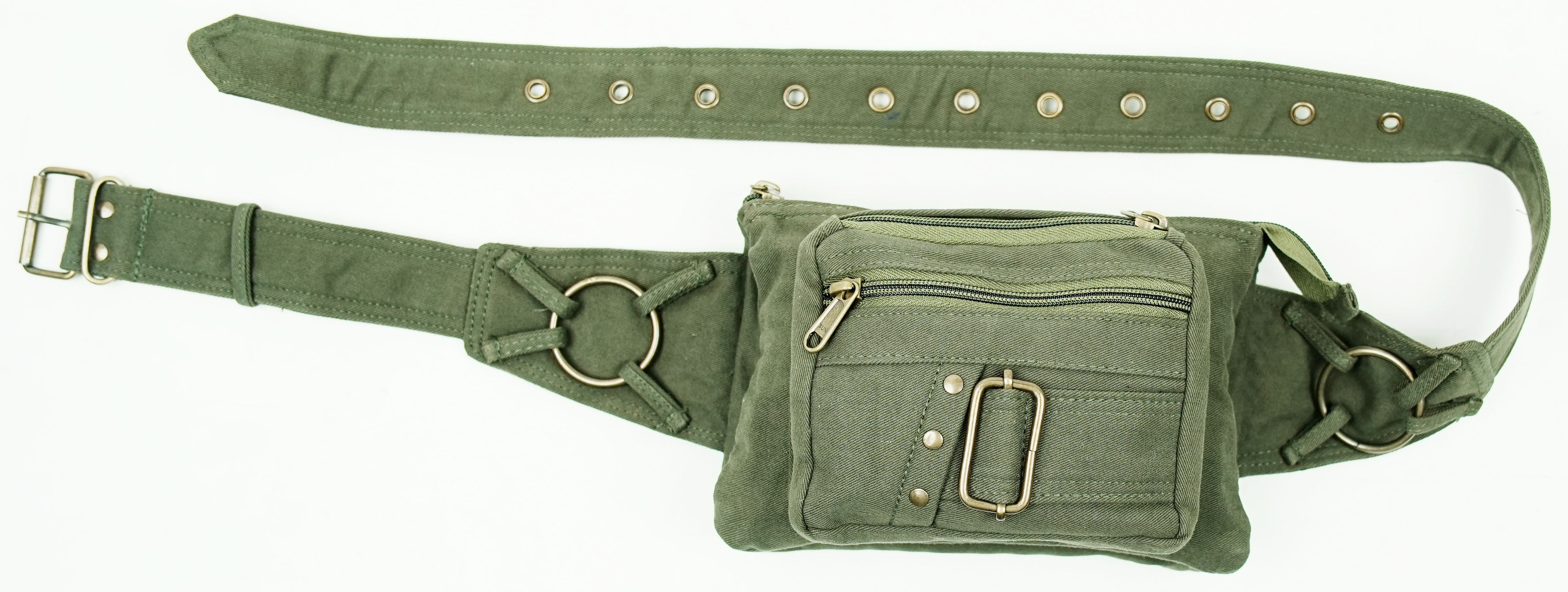 Cotton Waist Belt – Adjustable Canvas Fabric Belt for Unisex, Cotton Utility Waist Belt (CTN/AB/WB/1004)