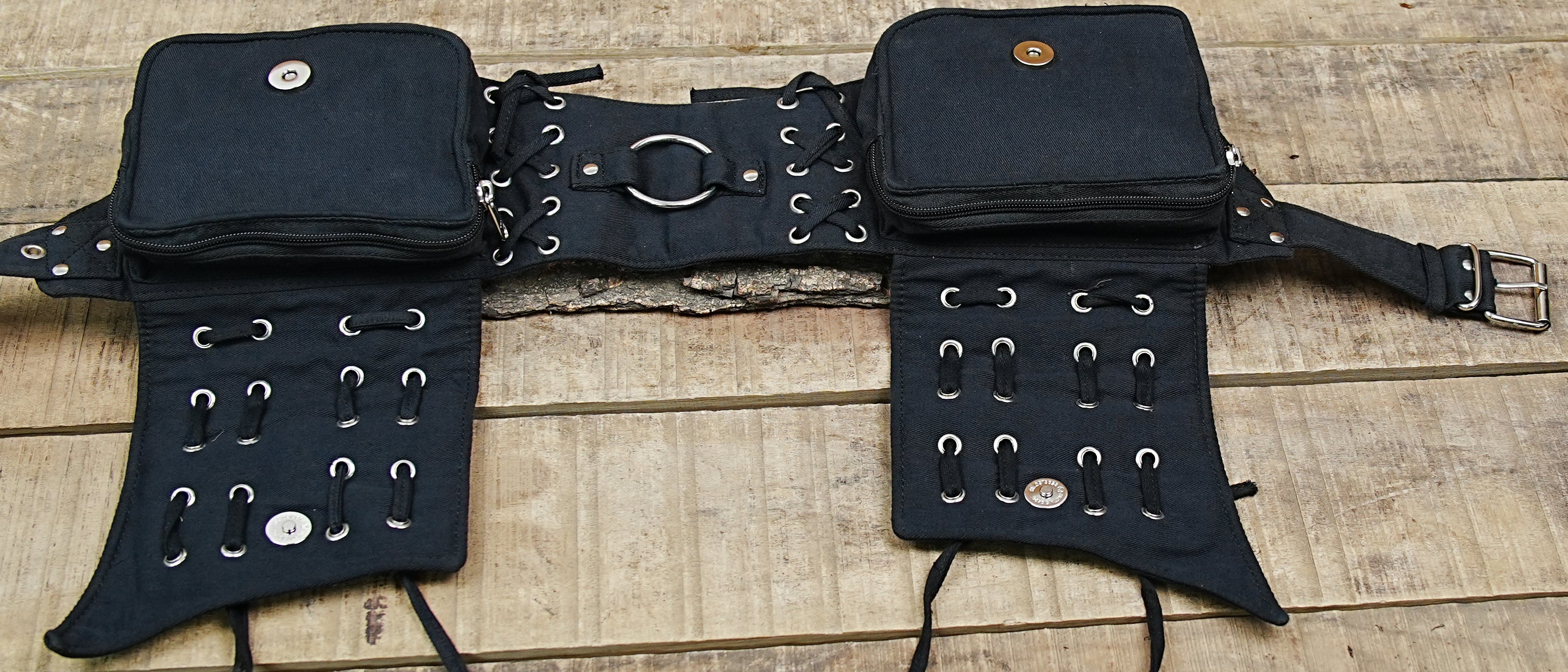 The ultimate hands-free utility: multi-pocket cotton fanny pack and rugged Australian bum bag.