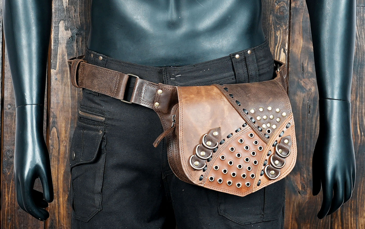 Unique studded rivet and multi-ring design