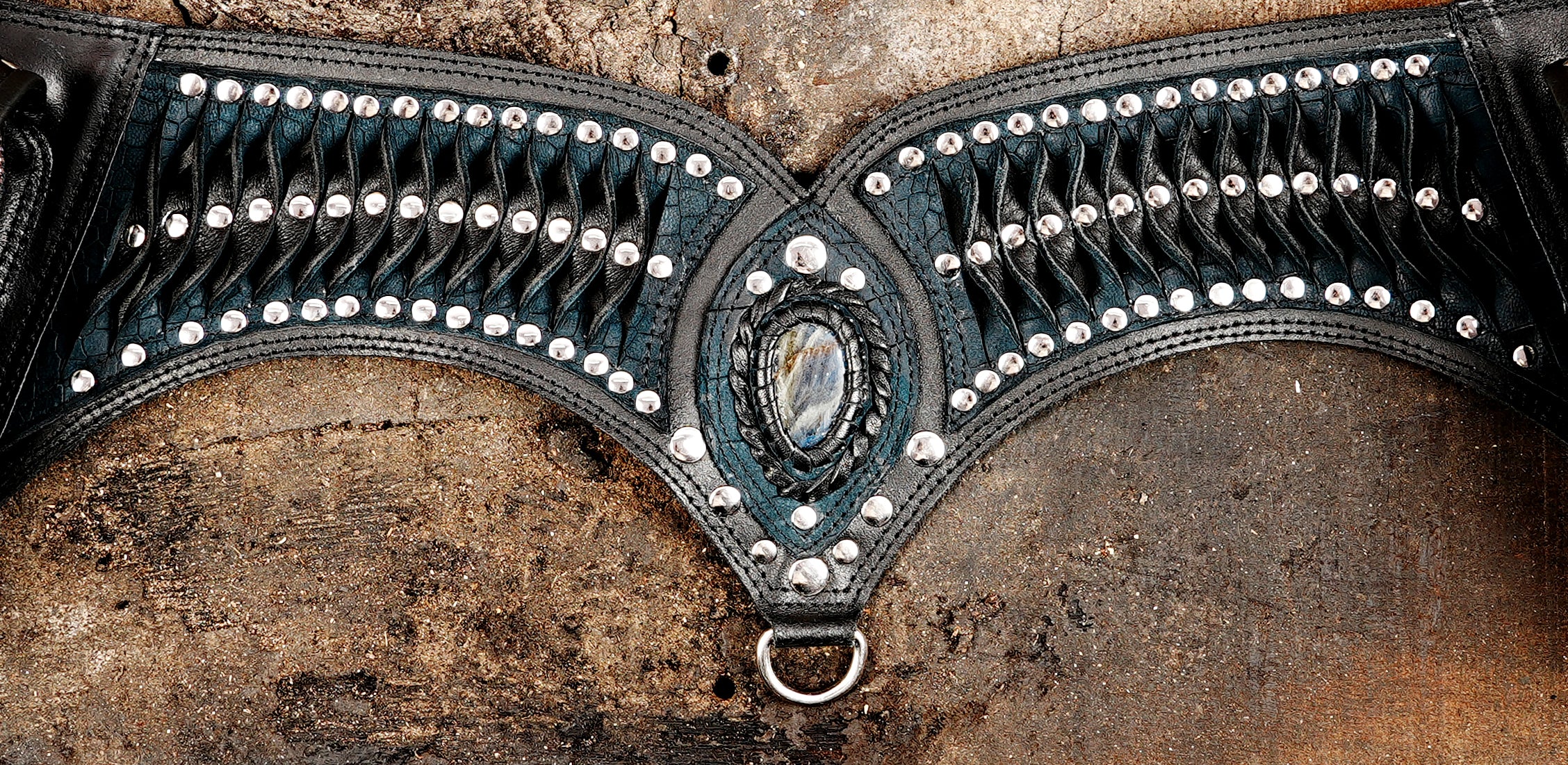 Handmade Leather Waist Belt Bag – Festival & Cosplay Utility Pouch, Steampunk Leather With gemstone 